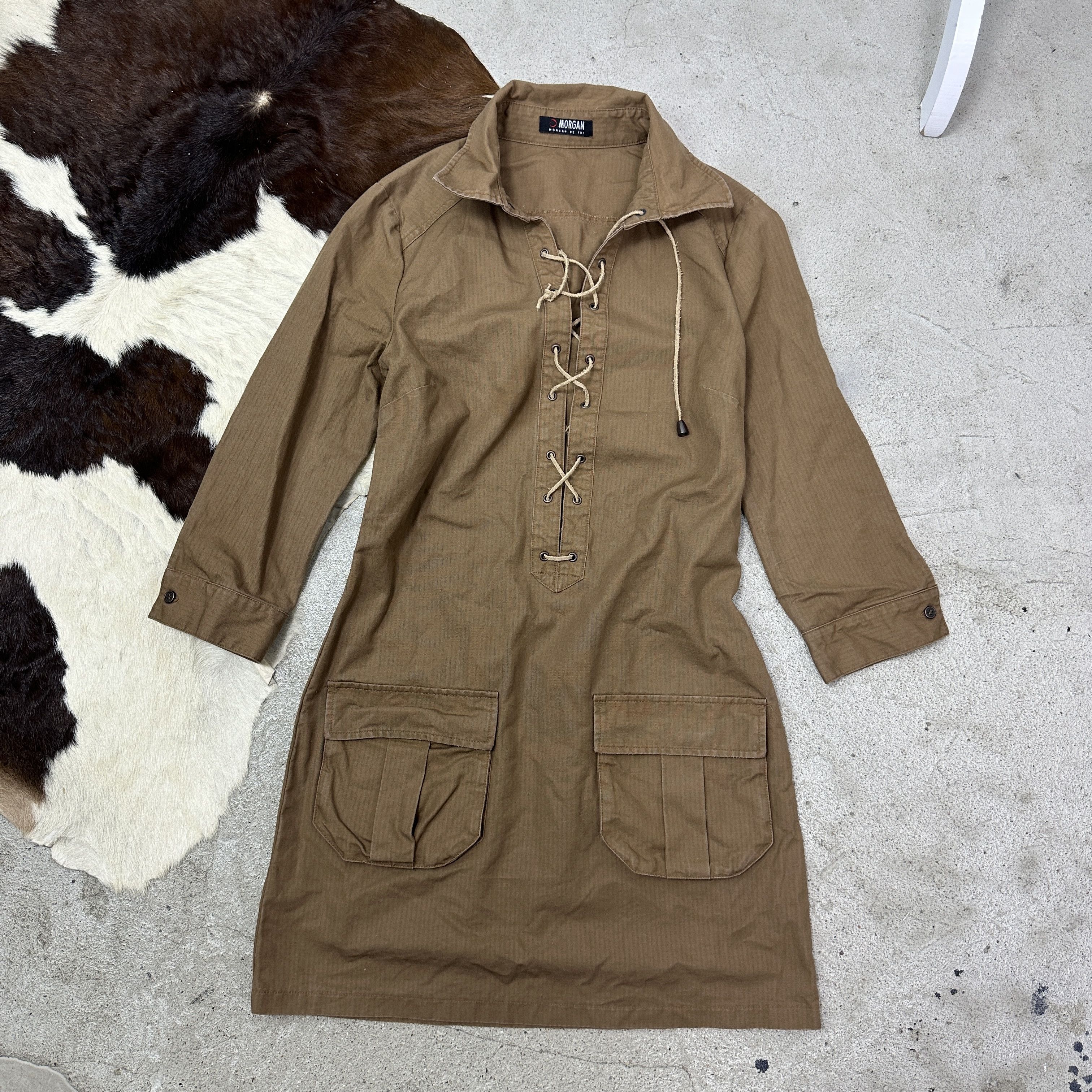 Vintage Vintage Preppy Casual Morgan Tied Dress Y2K Size S / US 4 / IT 40 - 2 Thumbnail