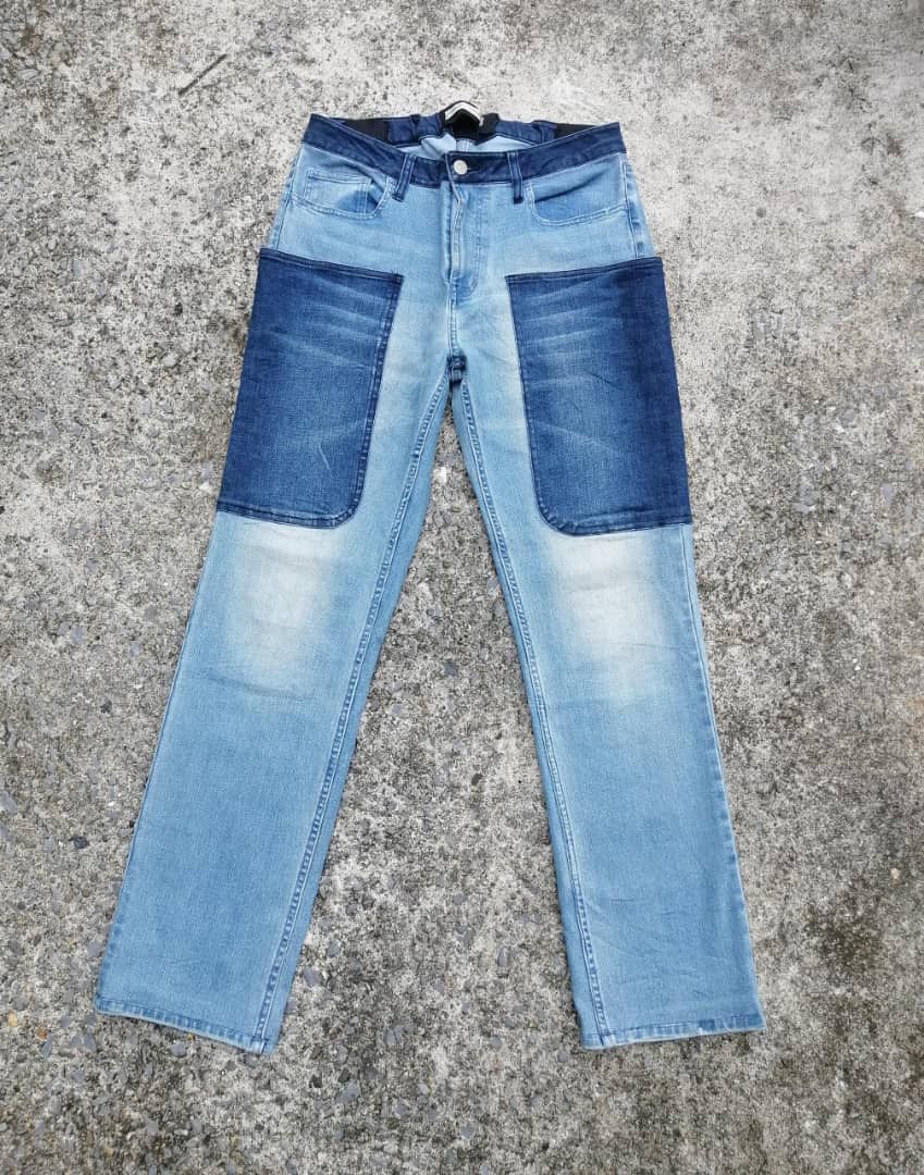 Issey Miyake × Japanese Brand × Tsumori Chisato Tsumori Chisato Nice Design Indigo Dye Denim Jeans Size US 28 / EU 44 - 6 Thumbnail