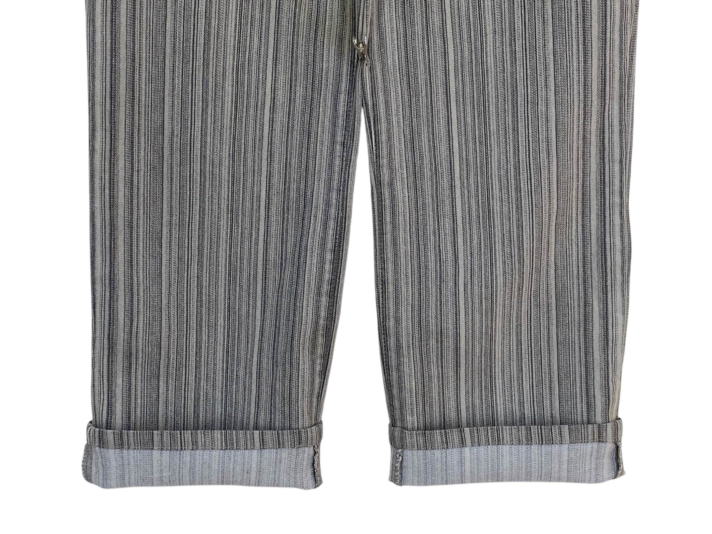 Japanese Brand Jungle Storm Jeans Stripes Hickory Jeans Size US 30 / EU 46 - 8 Thumbnail