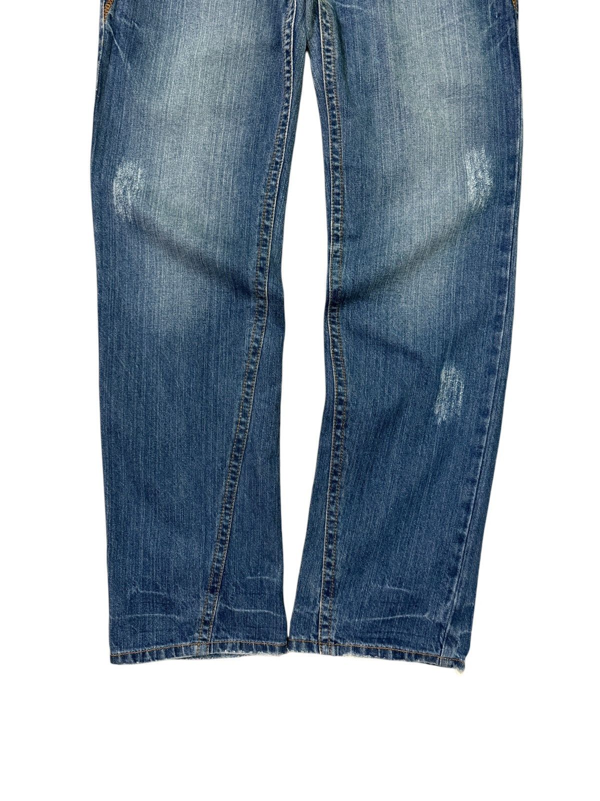 Hysteric Glamour BLUE MOON BLUE DOUBLE WAIST COLOURFUL EMBROIDERY DENIM Size US 29 - 6 Thumbnail