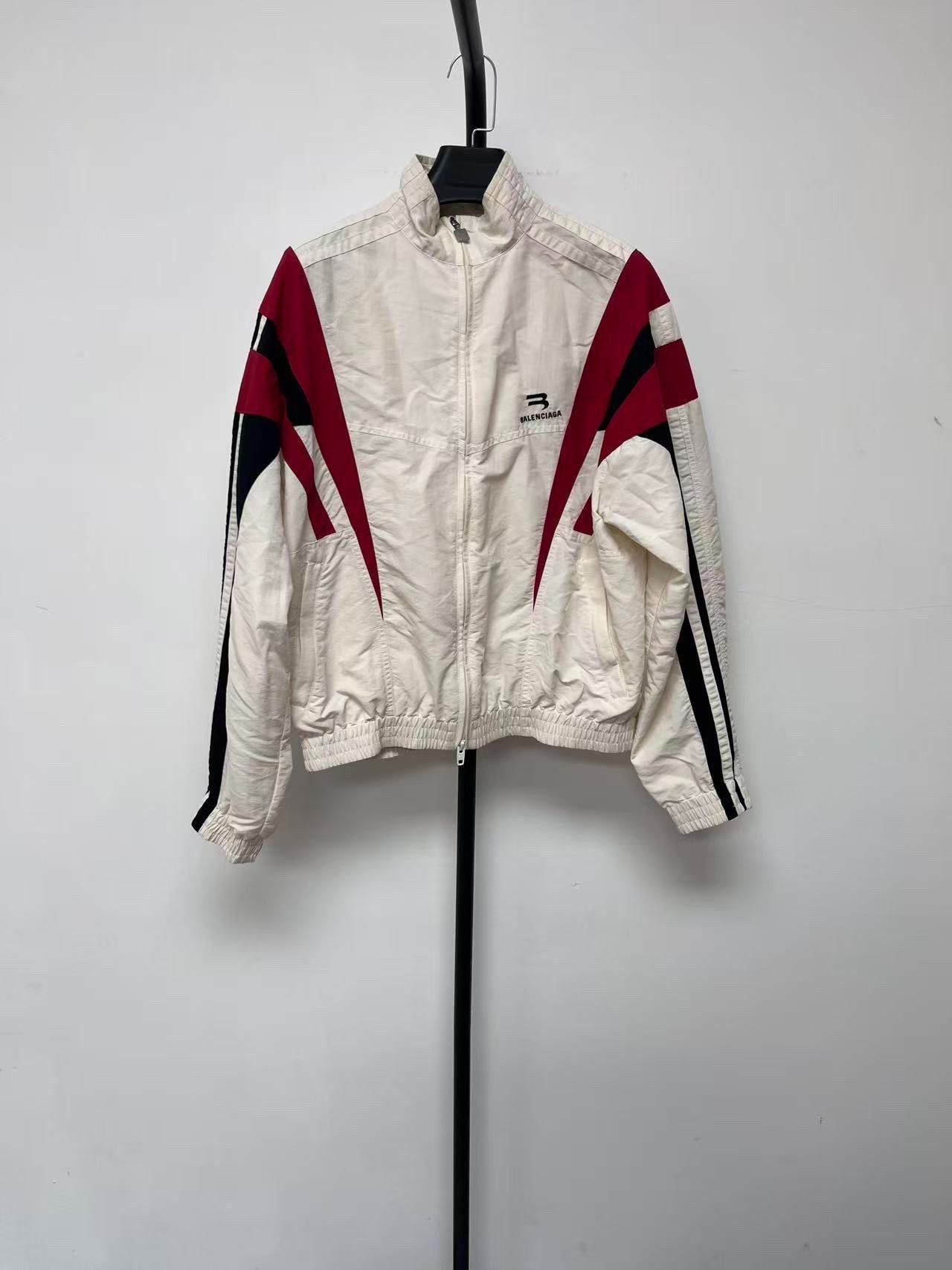Balenciaga Balenciaga Women's Colorblock Stand Collar Zip Jacket Size XS / US 0-2 / IT 36-38 - 1 Thumbnail