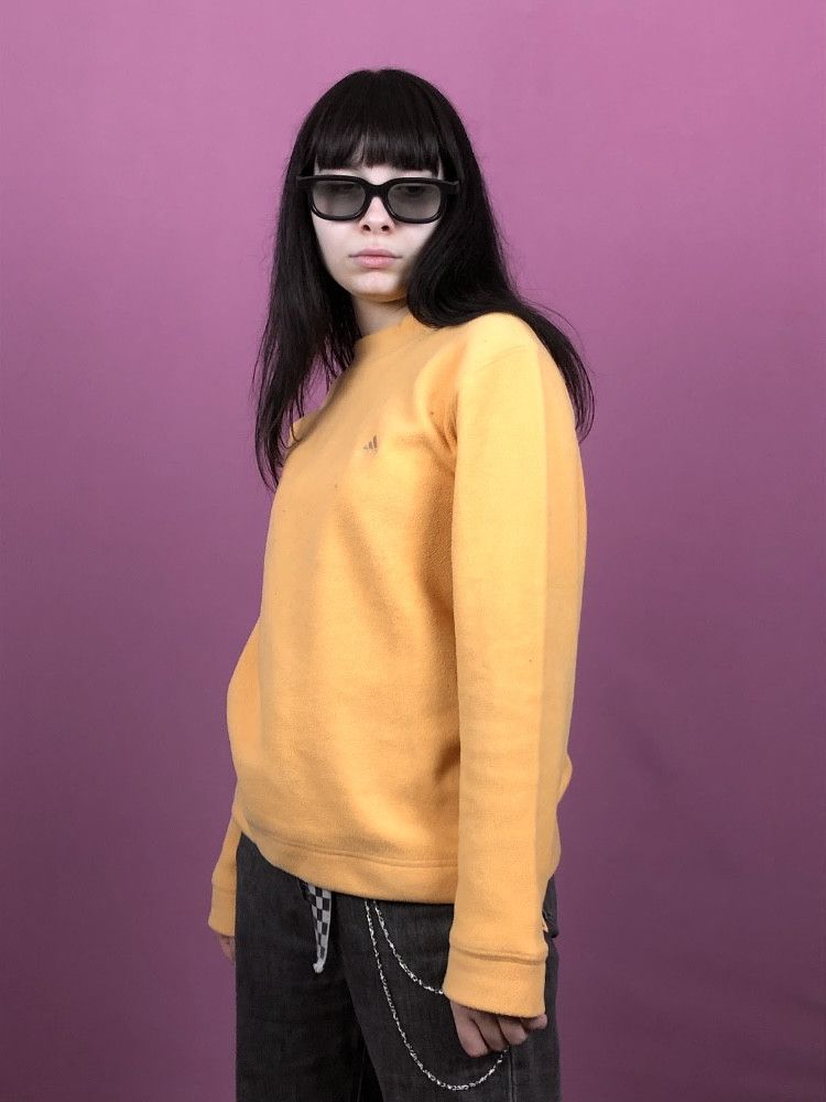 Adidas × Vintage 90s Adidas Vintage Women's Fleece Sweatshirt - M Size M / US 6-8 / IT 42-44 - 2 Thumbnail