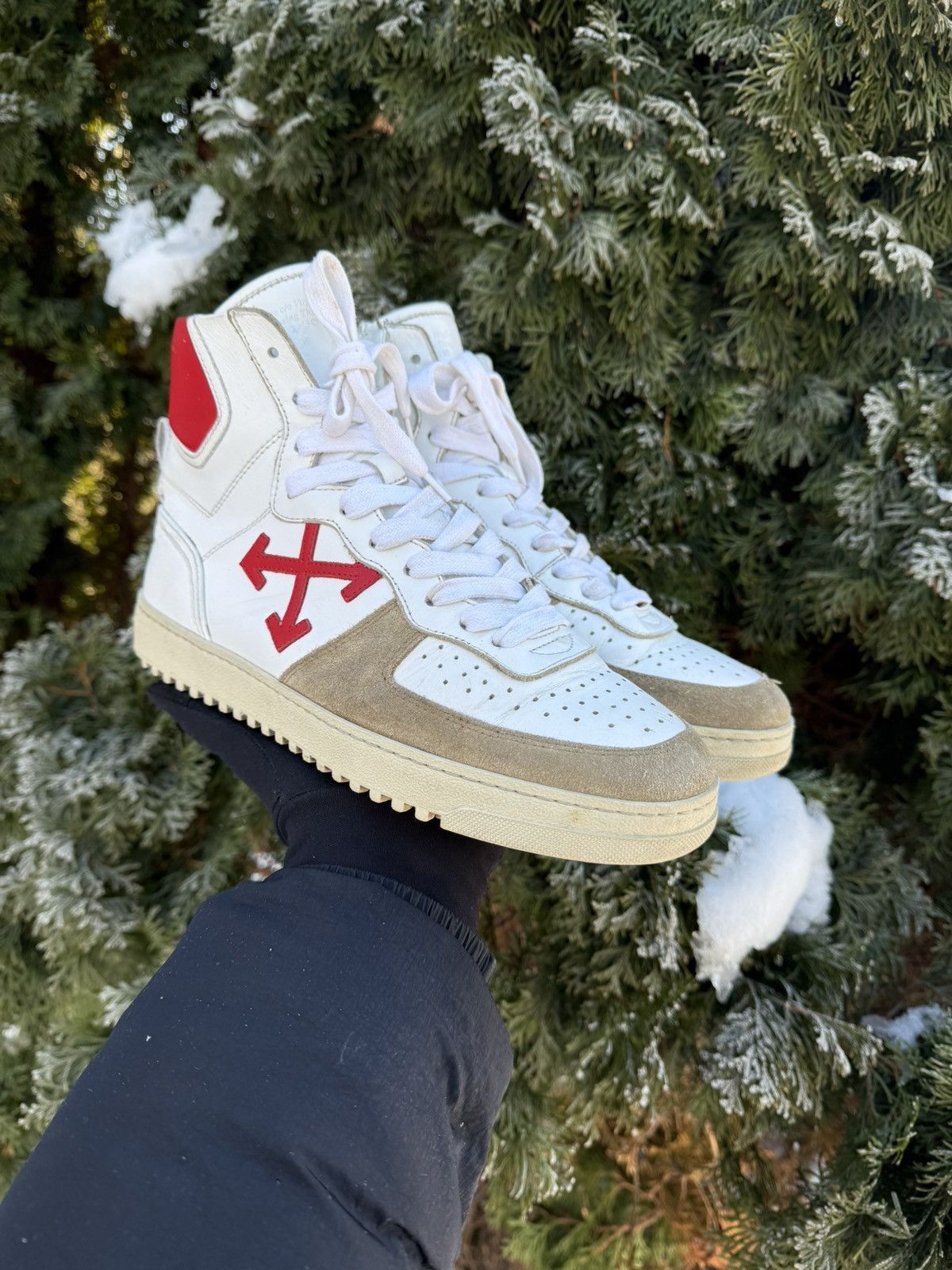 Off-White Off-white hight sneakers Virgil Abloh hight top Size 39 Size US 9 / IT 39 - 1 Thumbnail