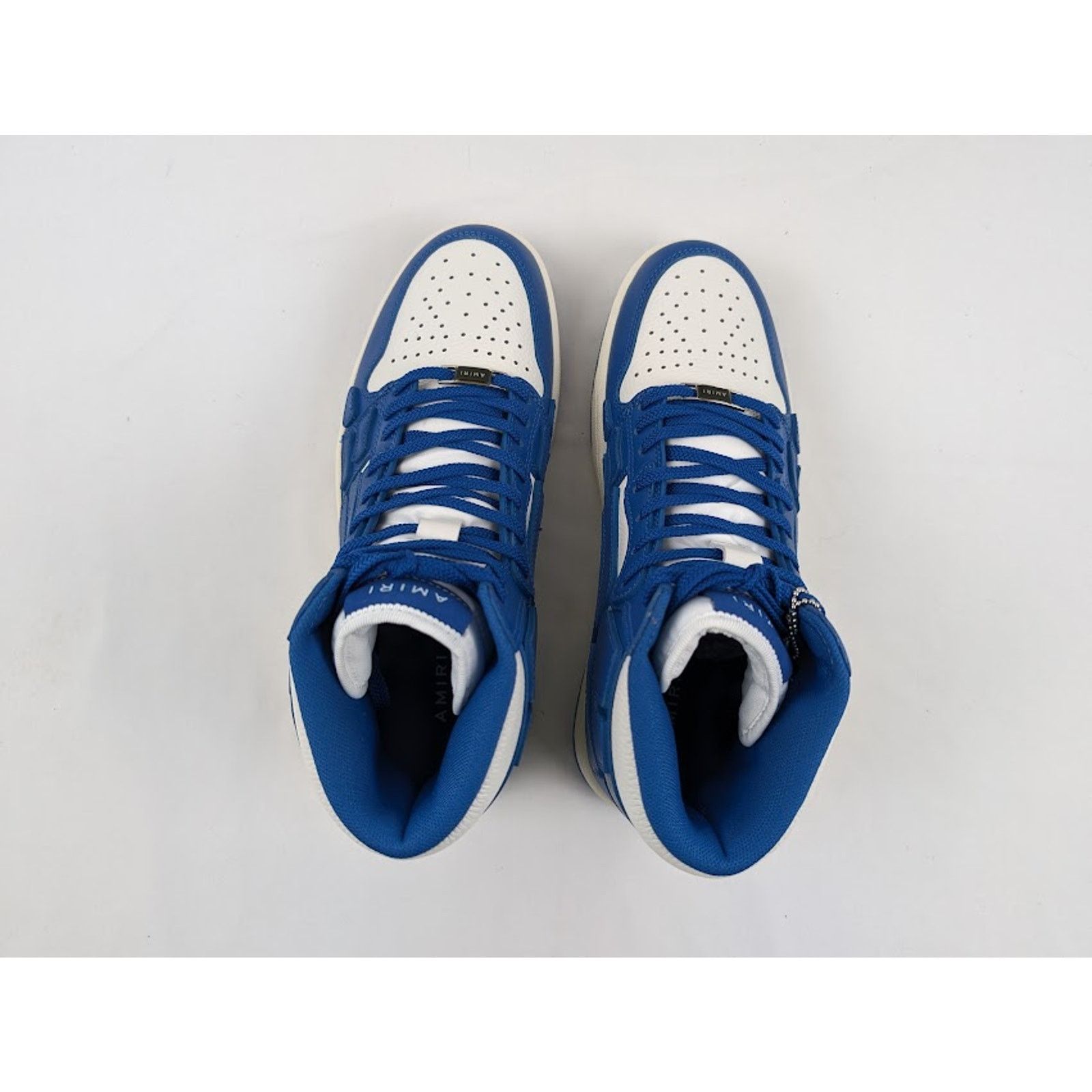Amiri o1rshd1 Skel Hi-Top Sneakers in Blue/White Size US 12 / EU 45 - 8 Thumbnail
