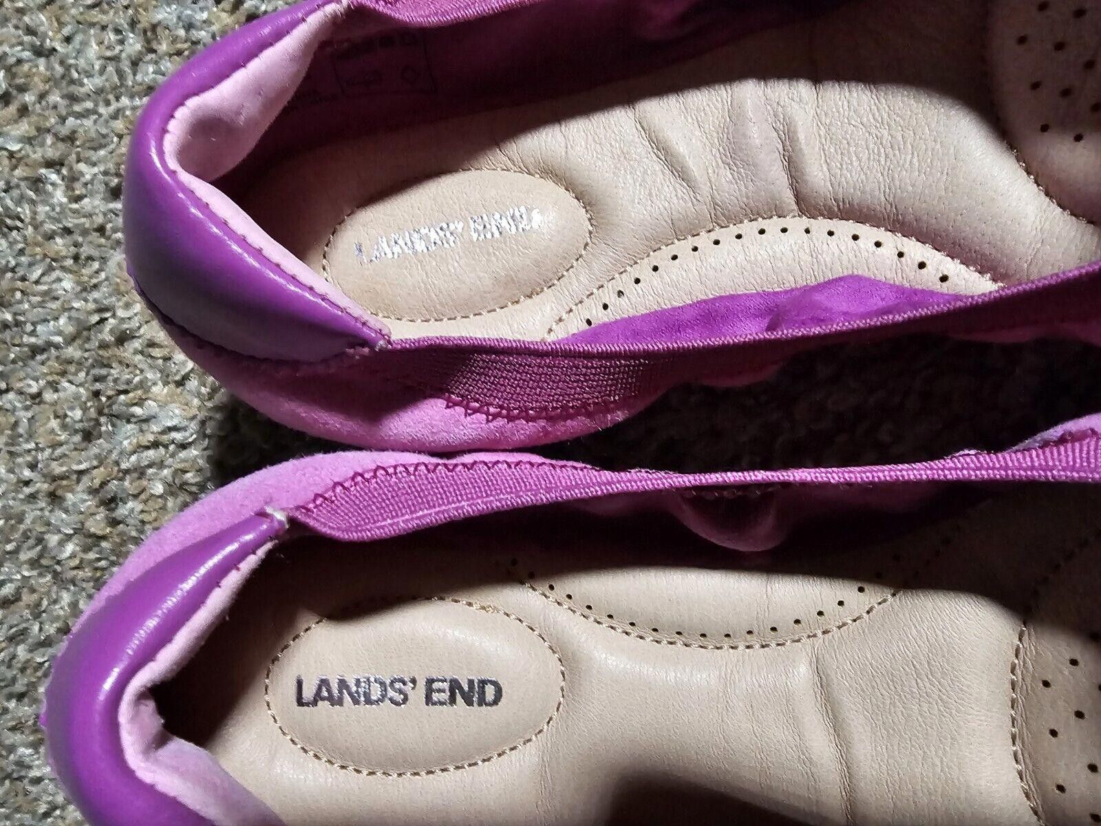 Lands' End Lands End Ballet Flat Shoes Pink Elastic Slip On Size 7 Size US 7 / IT 37 - 2 Thumbnail