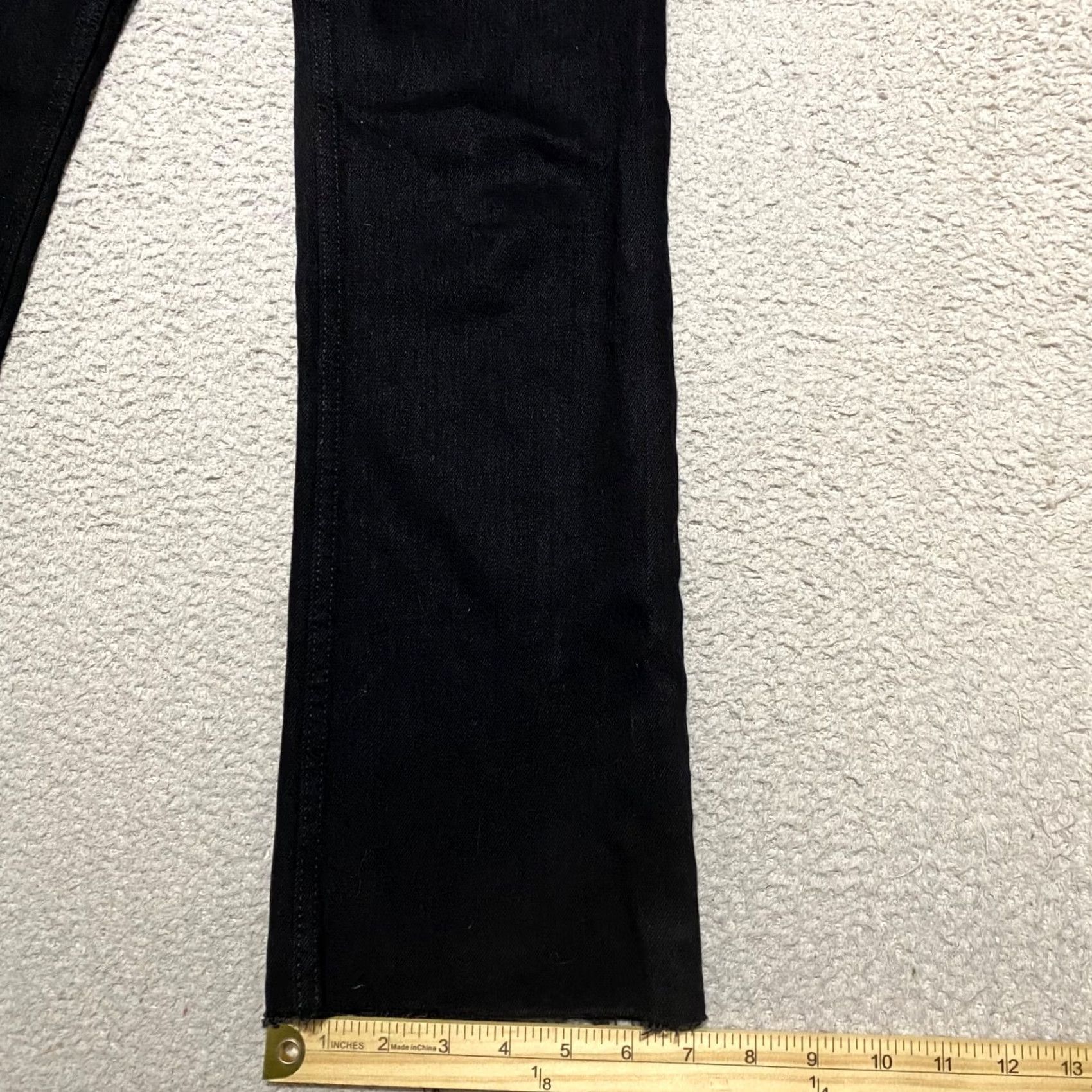 Everlane Everlane Jeans Black Dark Wash Bootcut High Rise 27 in. Denim Crop 5-Pocket Regular Womens Size 27" / US 4 / IT 40 - 5 Thumbnail