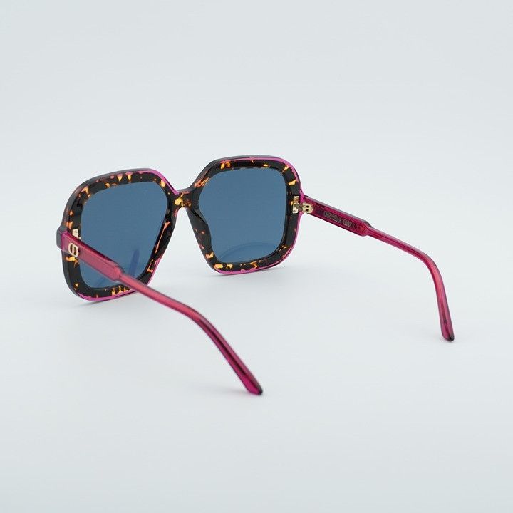 Dior Dior DIORHIGHLIGHT S1I 24B0 Sunglasses Havana Square Frame Size ONE SIZE - 4 Thumbnail
