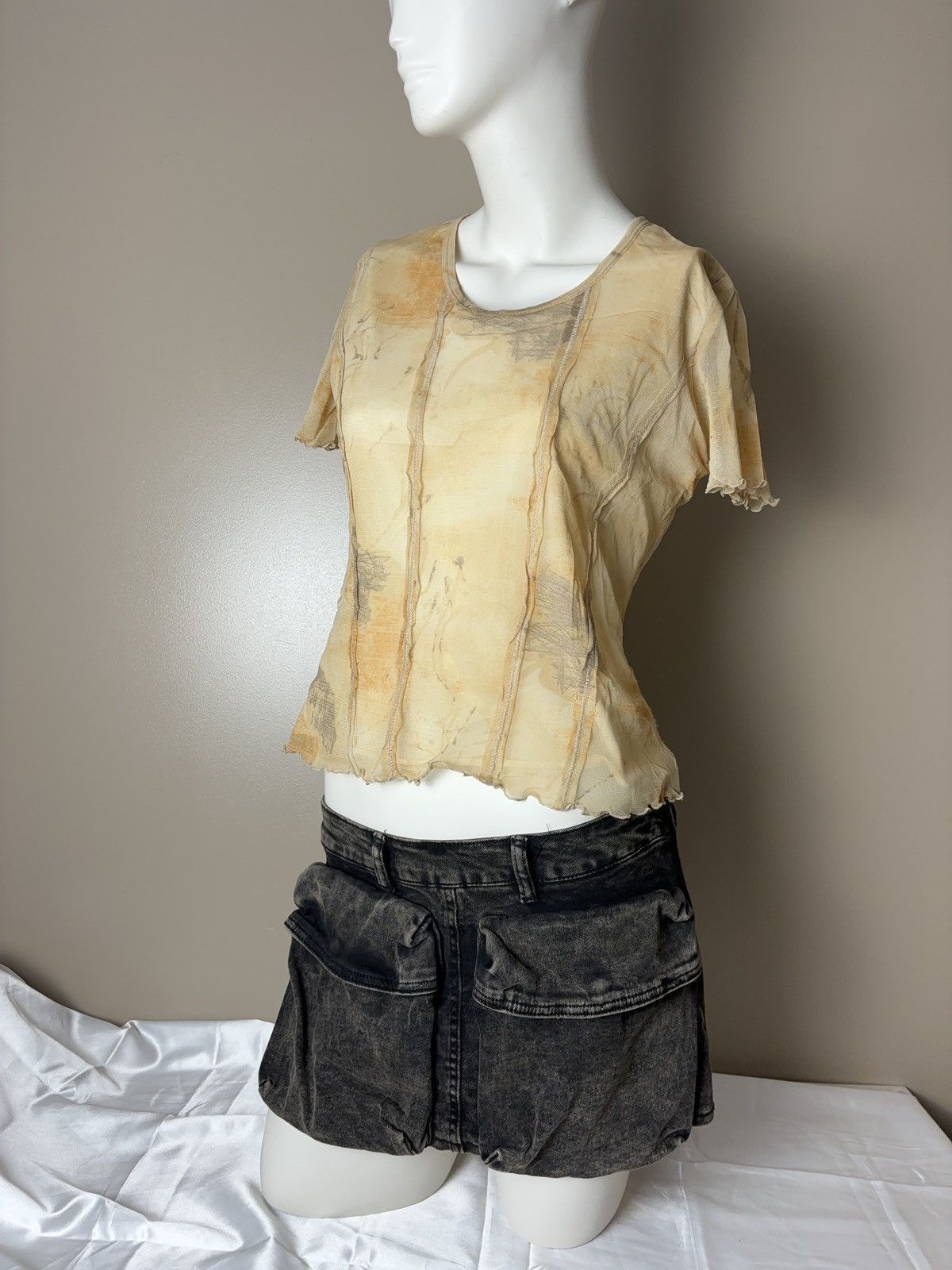 Vintage Mesh printed vintage t-shirt Size L / US 10 / IT 46 - 1 Thumbnail