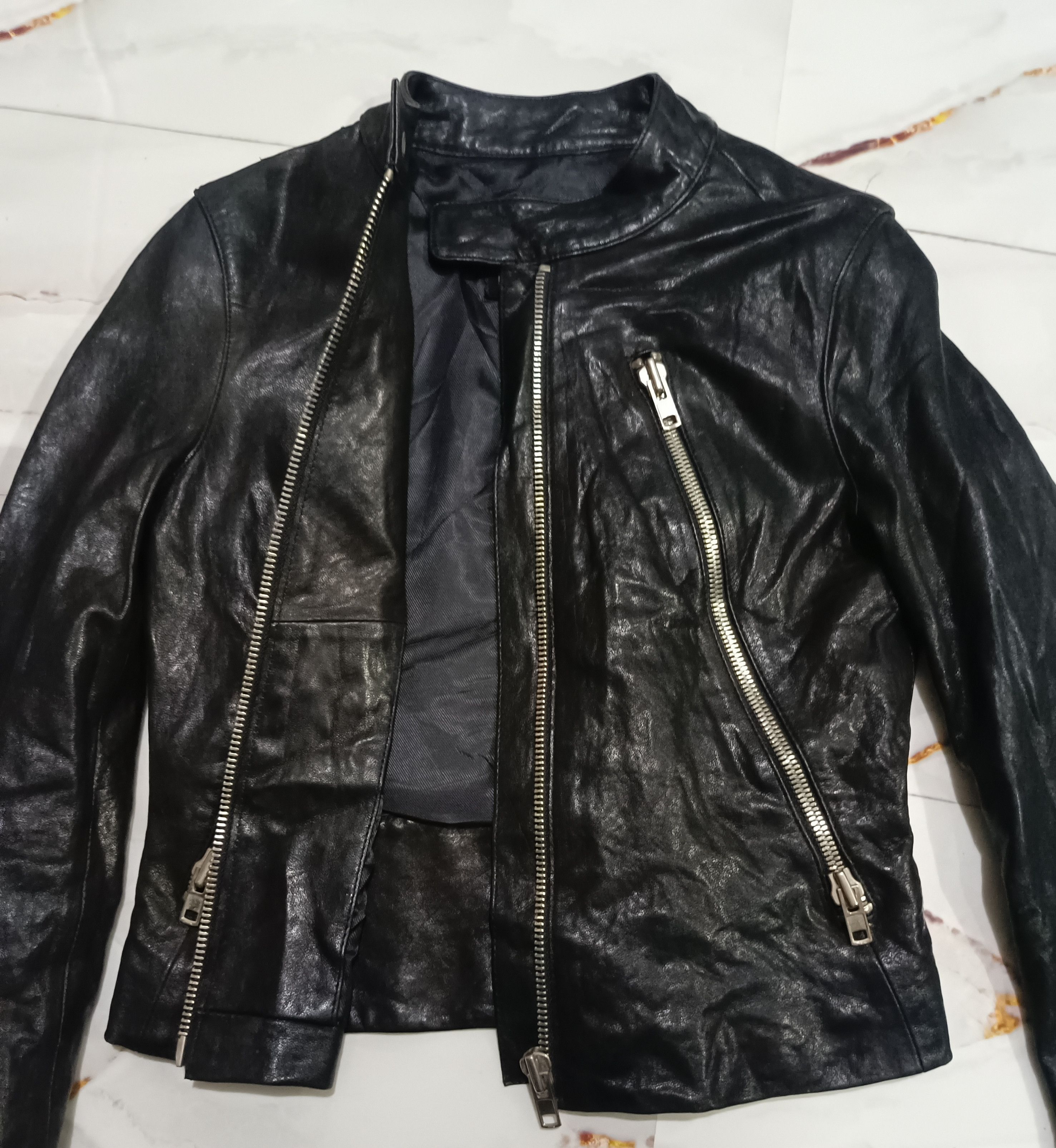 Leather MAISON MARTIN MARGIELA 5-ZIP LEATHER JACKET Styles Size S / US 4 / IT 40 - 4 Thumbnail