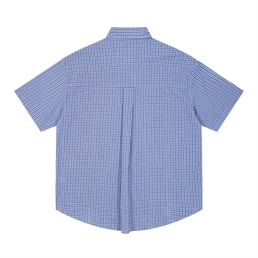 Japanese Brand × Vintage Retro men's loose casual lapel plaid shirt tie y2k Size US M / EU 48-50 / 2 - 2 Thumbnail