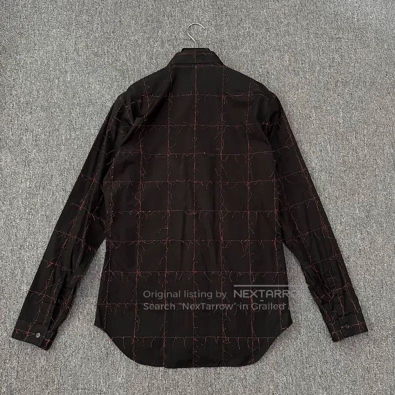 Dior Size39 Dior Homme Red thread thorn stitched shirt
