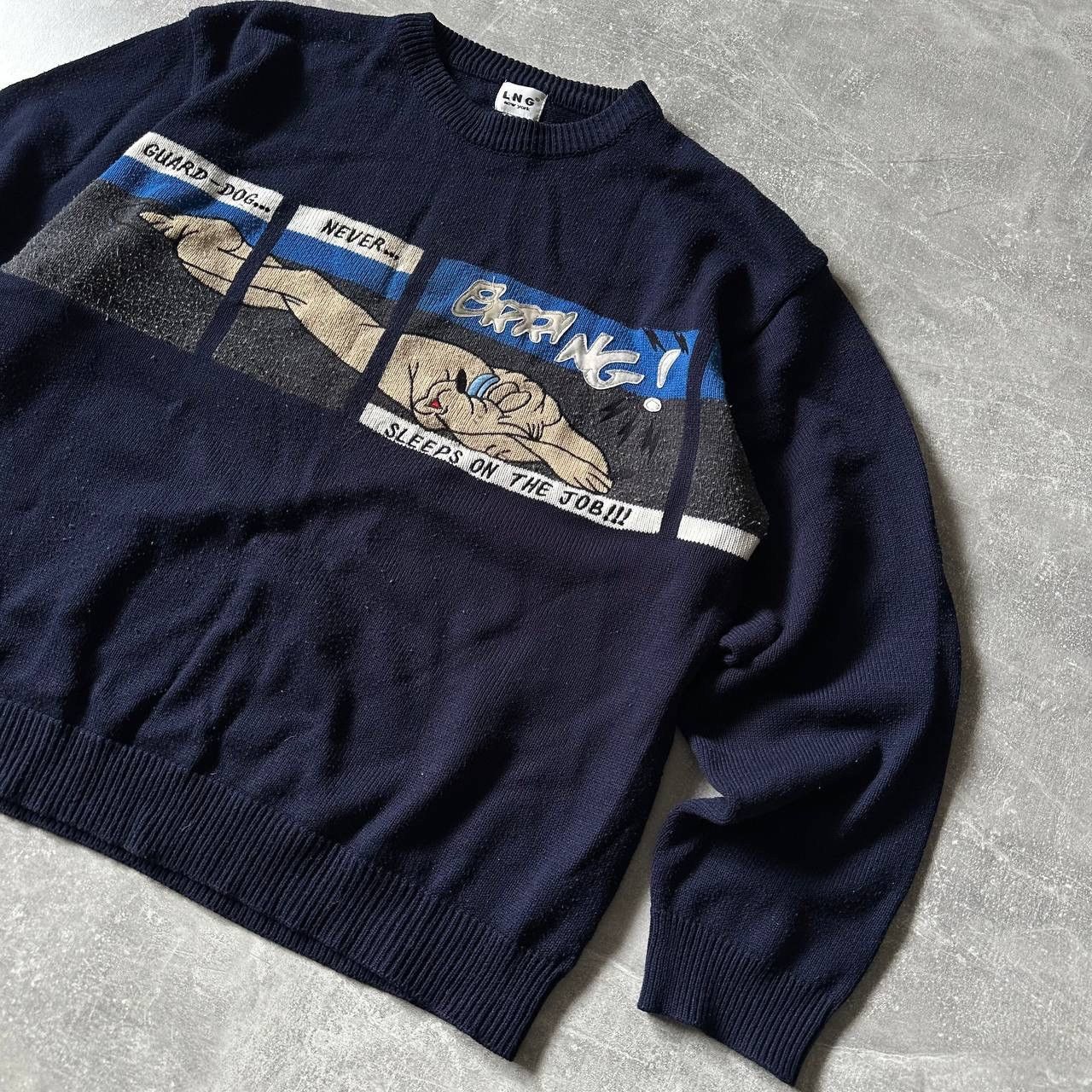 Cartoon Network × Vintage Vintage Tom And Jerry Cartoon sweater 90s Sweatshirt nature Size US XL / EU 56 / 4 - 3 Thumbnail