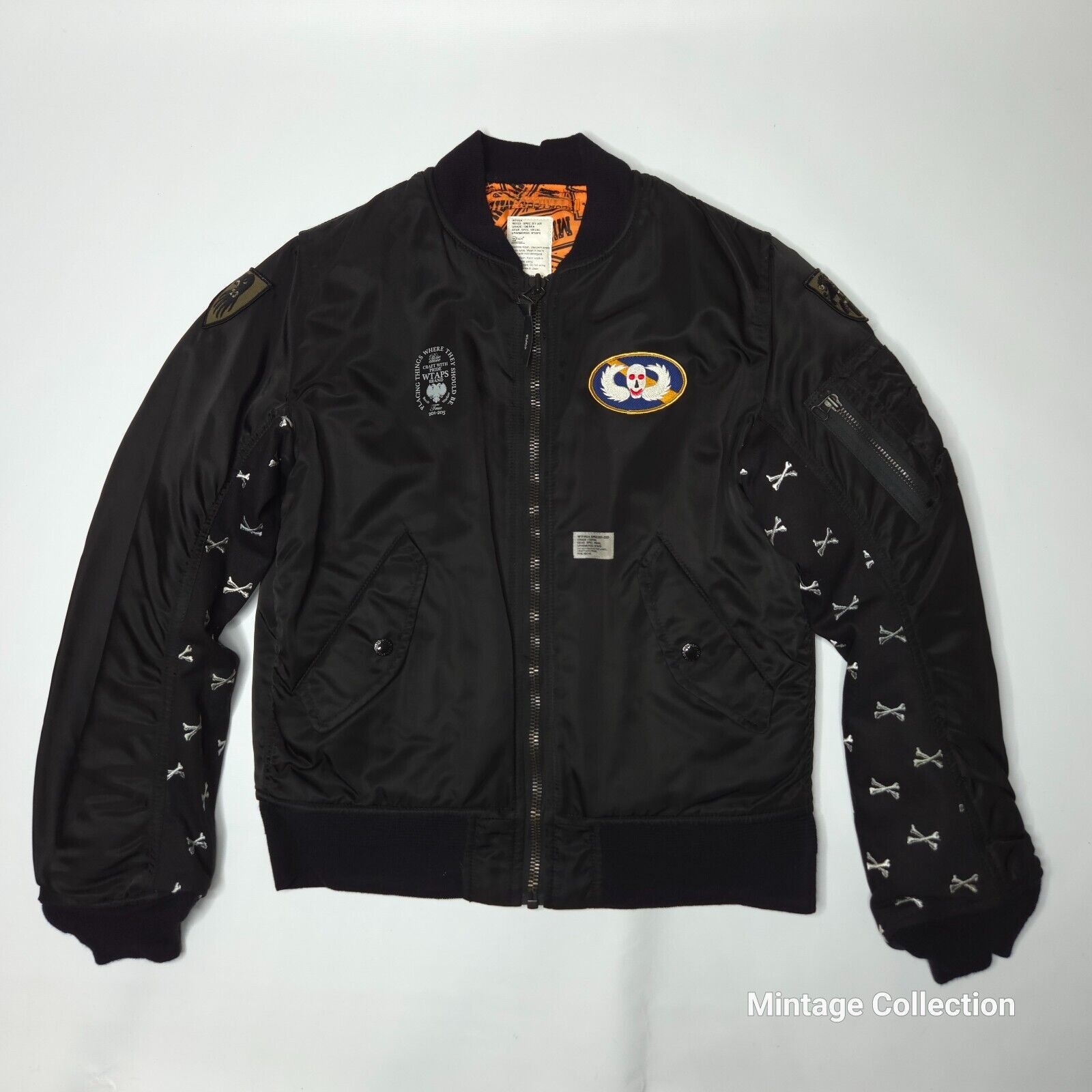 Wtaps WTAPS MILITIA BLACK MA-1 BOMBER JACKET RED DAWN Size US S / EU 44-46 / 1 - 1 Thumbnail