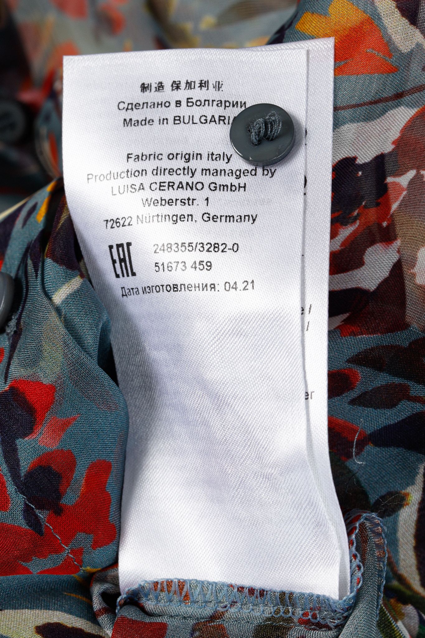 Luisa Cerano Luisa Cerano AW/21 Silk Floral Print Blouse Size L / US 10 / IT 46 - 12 Thumbnail