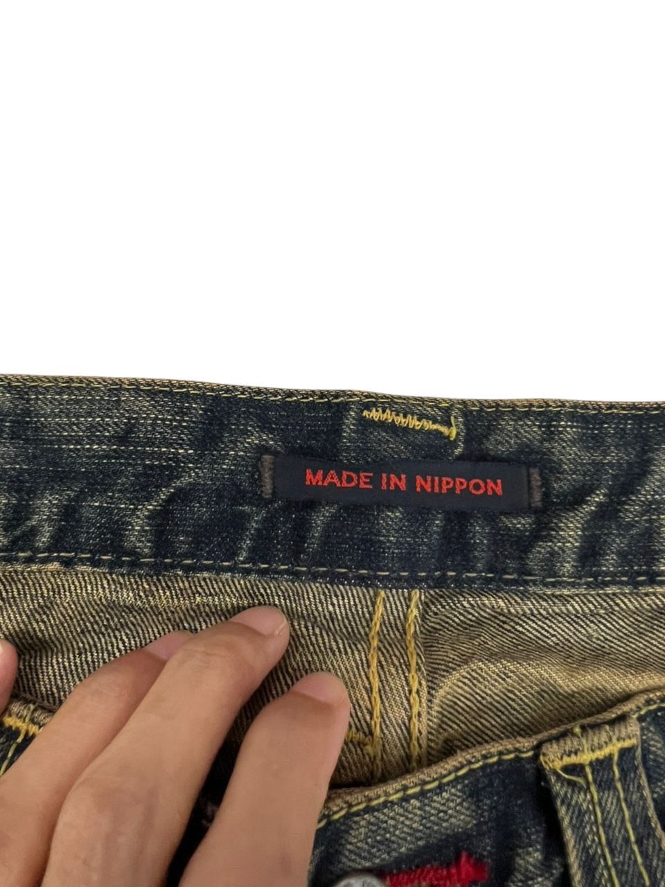GOSTAR DE FUGA Vintage Blue Way Bootcut Denim Flare Wild Denim Size US 33 - 12 Thumbnail