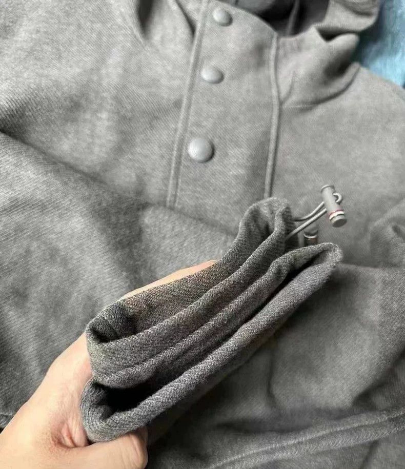 Thom Browne Thom browne Hooded jacket with gray sleeves 2504-Nextarrow Size US XS / EU 42 / 0 - 5 Thumbnail