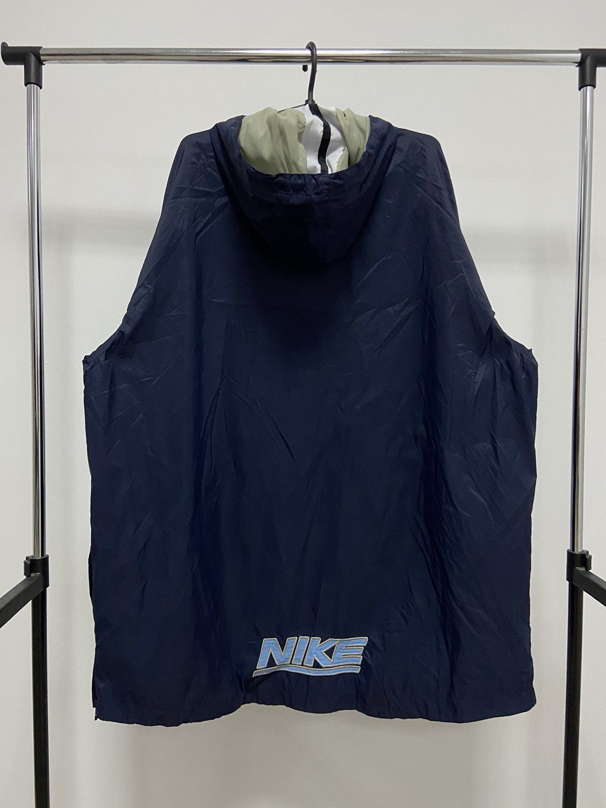 Nike × Vintage Nike Anorak Vintage Jacket Big Logo Small Swoosh Size US XXL / EU 58 / 5 - 3 Thumbnail