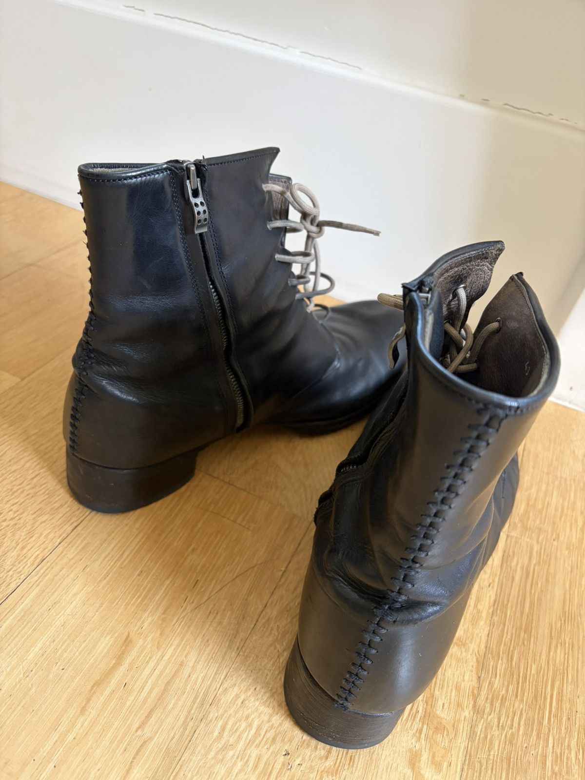 Devoa Devoa Guidi Leather Ankle Boots Size US 10.5 / EU 43-44 - 4 Thumbnail