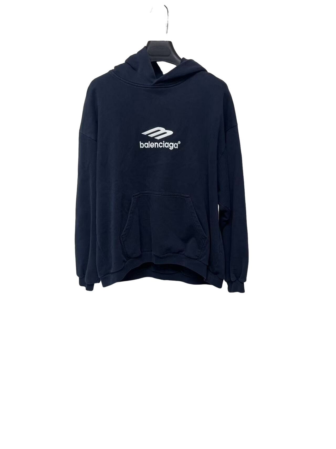 Balenciaga Balenciaga Sporty Logo Hoodie XS Size XS / US 0-2 / IT 36-38 - 1 Thumbnail