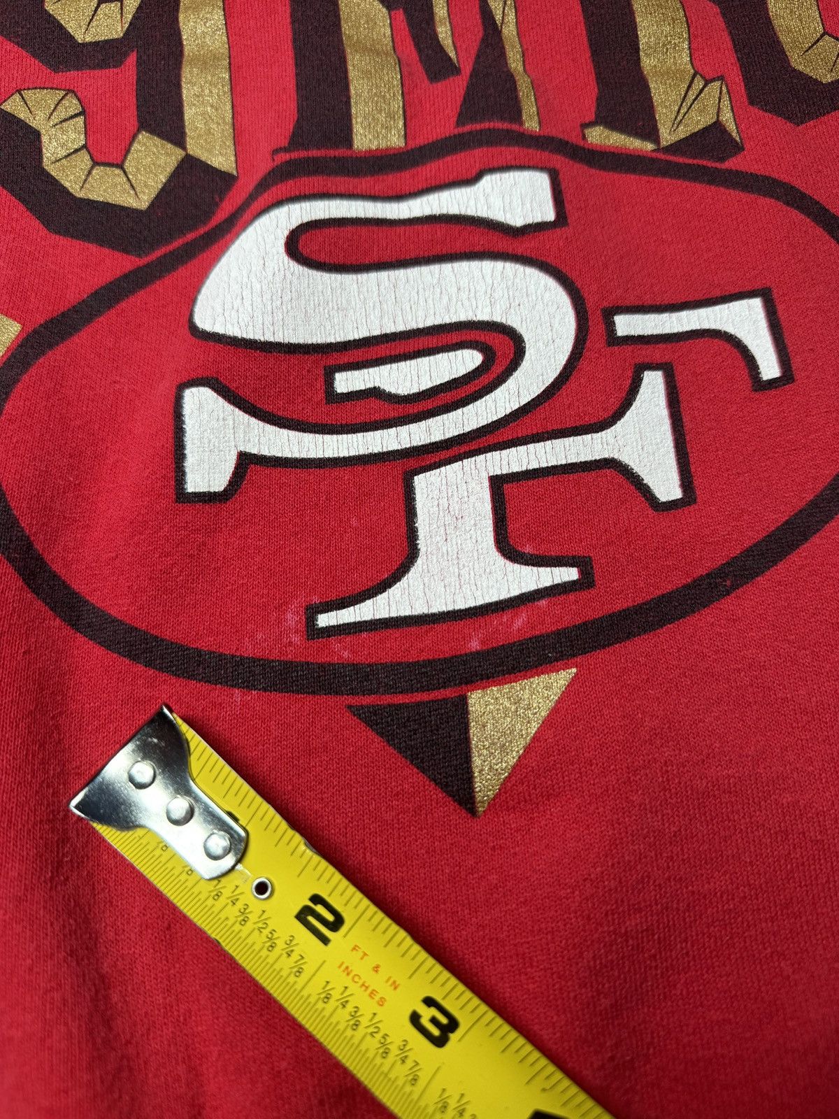 NFL × Nutmeg × Vintage Vintage 90s San Francisco 49ers Nutmeg Mills Sweatshirt Size US L / EU 52-54 / 3 - 7 Thumbnail