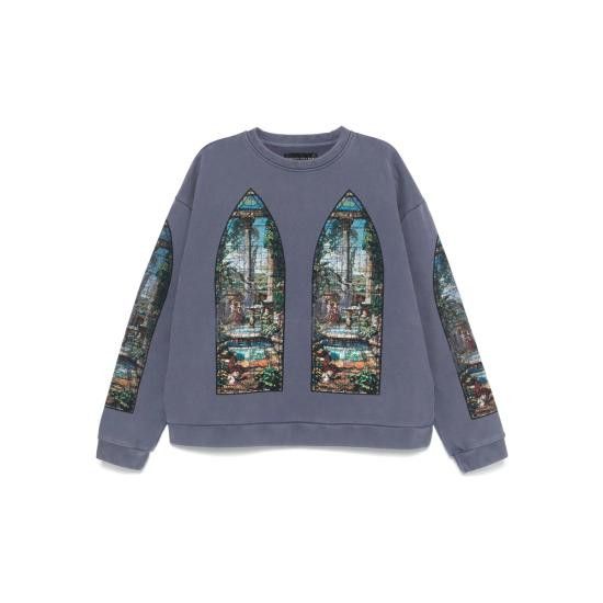 Who Decides War WHO DECIDES WAR Men Tops APPARENT CREWN INDIG BLUE Size US XL / EU 56 / 4 - 1 Thumbnail