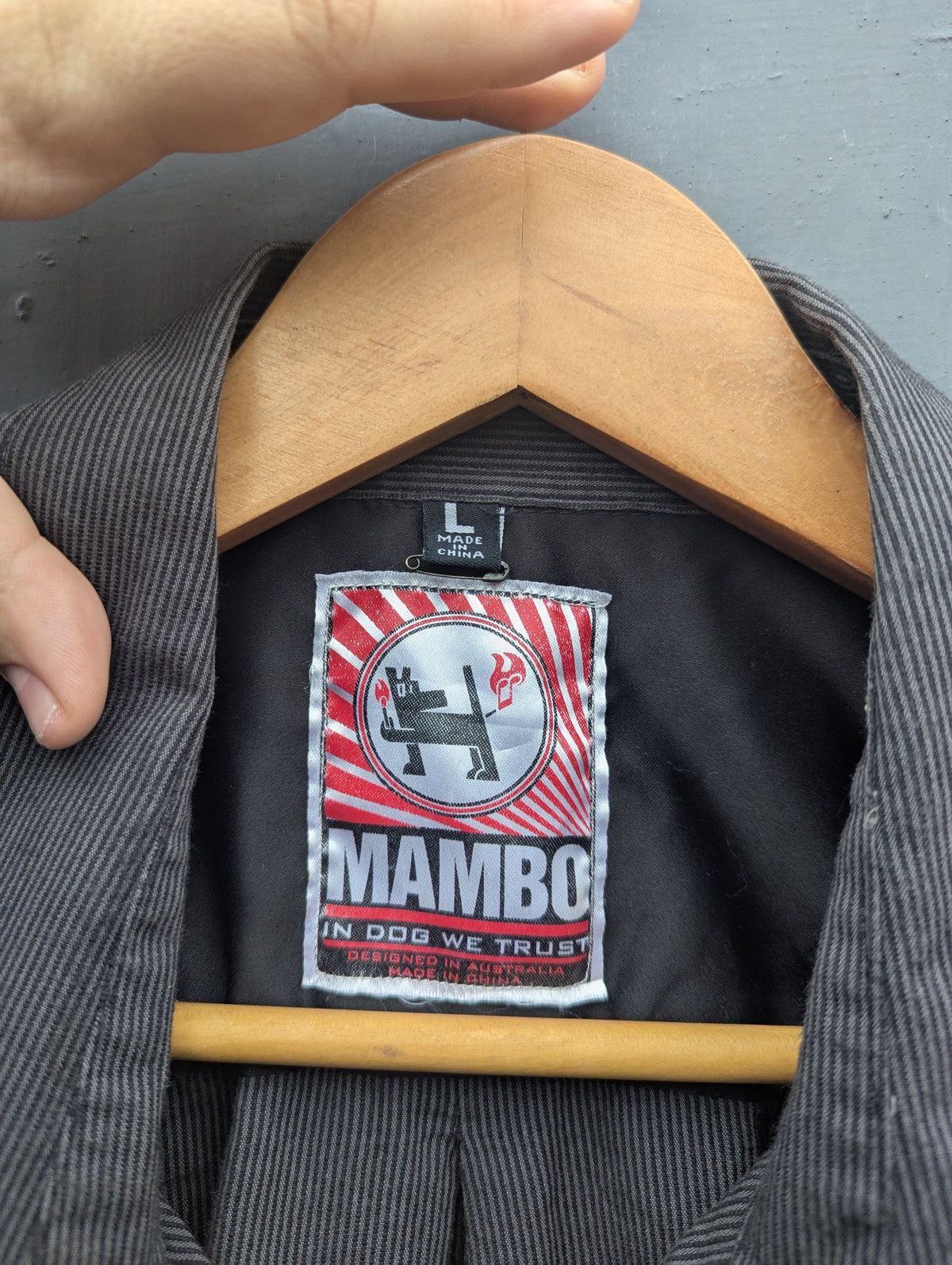 Mambo Mambo Corduroy Military Style Baggy Overshirt Embroidered Size US L / EU 52-54 / 3 - 6 Thumbnail