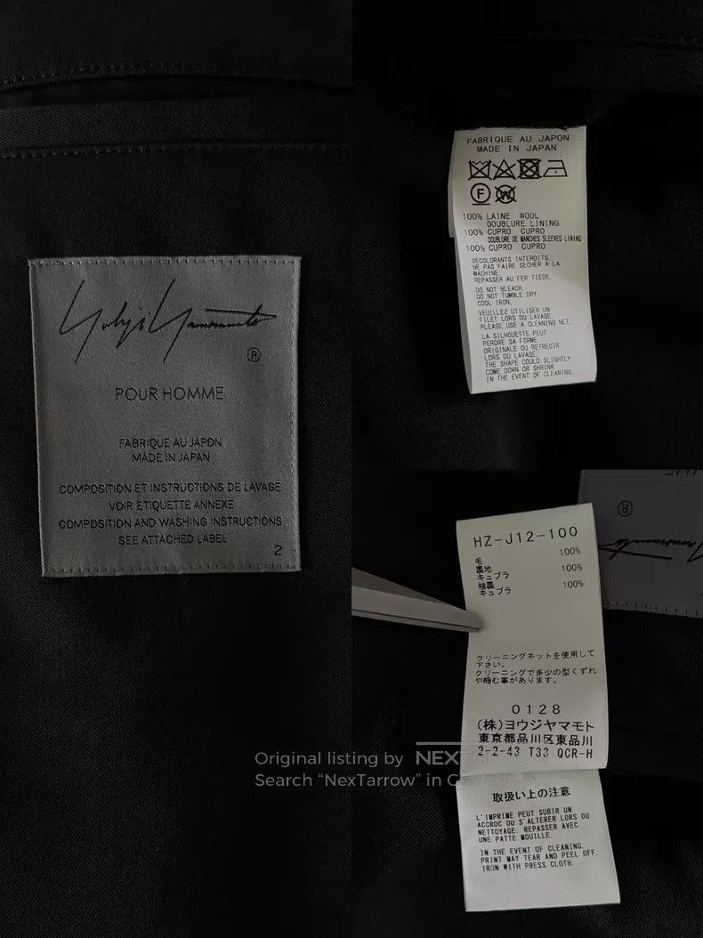 Yohji Yamamoto Yohji Yamamoto 23SS Japanese Handwriting Extra Long Coat Size US M / EU 48-50 / 2 - 9 Thumbnail