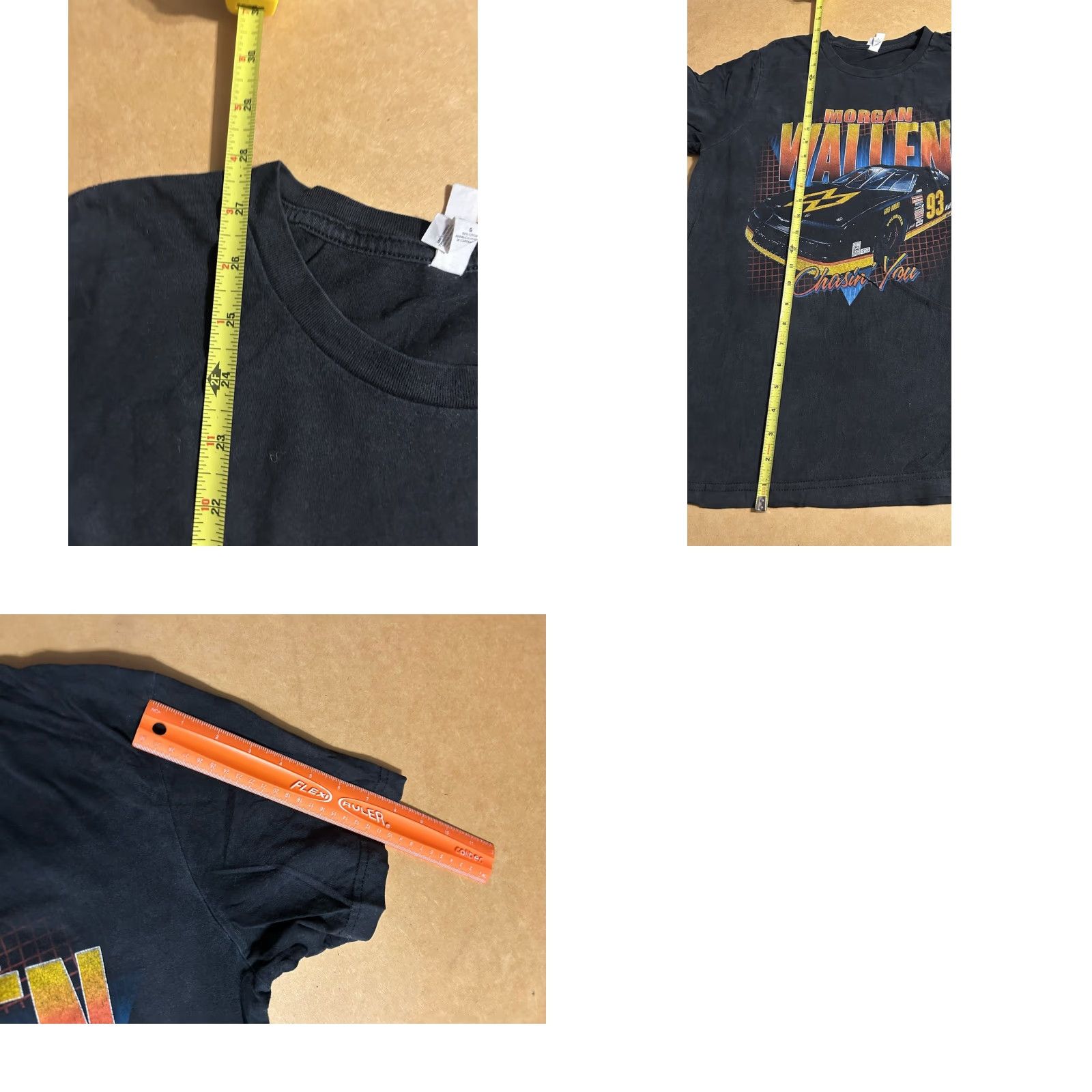 Vintage VINTAGE? No. Morgan Wallen Chasing You Race Car #93 Shirt Men Large Black Short Sleeve Canvas Size US L / EU 52-54 / 3 - 9 Thumbnail