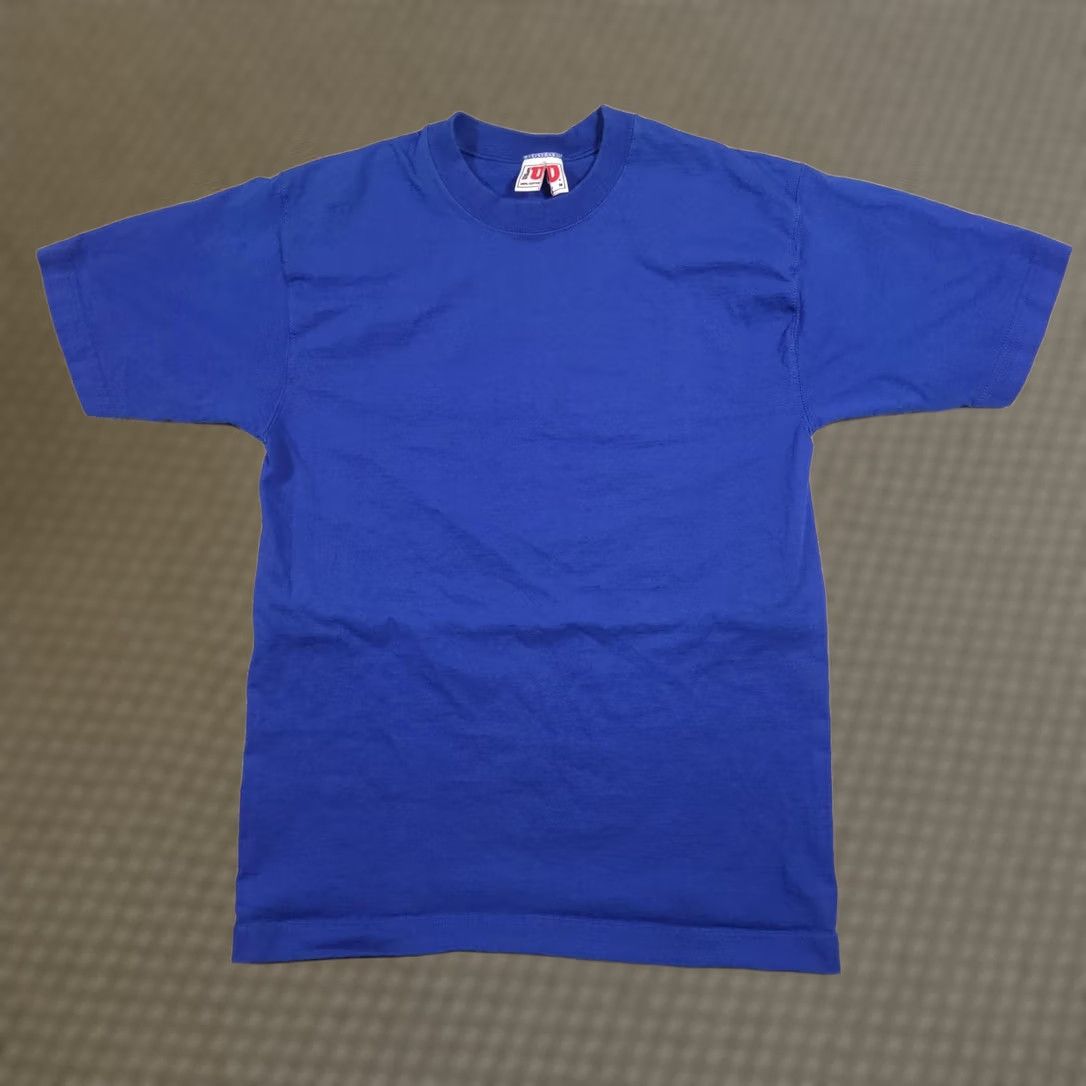 Wilson VINTAGE Wilson Shirt Mens Medium Blue Blank Crewneck Tee Made USA Cotton 90s Size US M / EU 48-50 / 2 - 1 Thumbnail