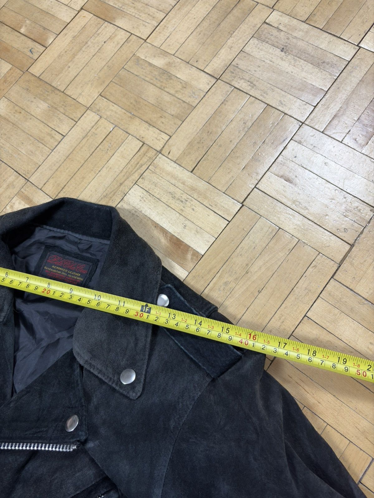 Pelechecoco PeleCheCoco Distressed Suede Biker Leather Jacket Handmade Size S / US 4 / IT 40 - 10 Thumbnail