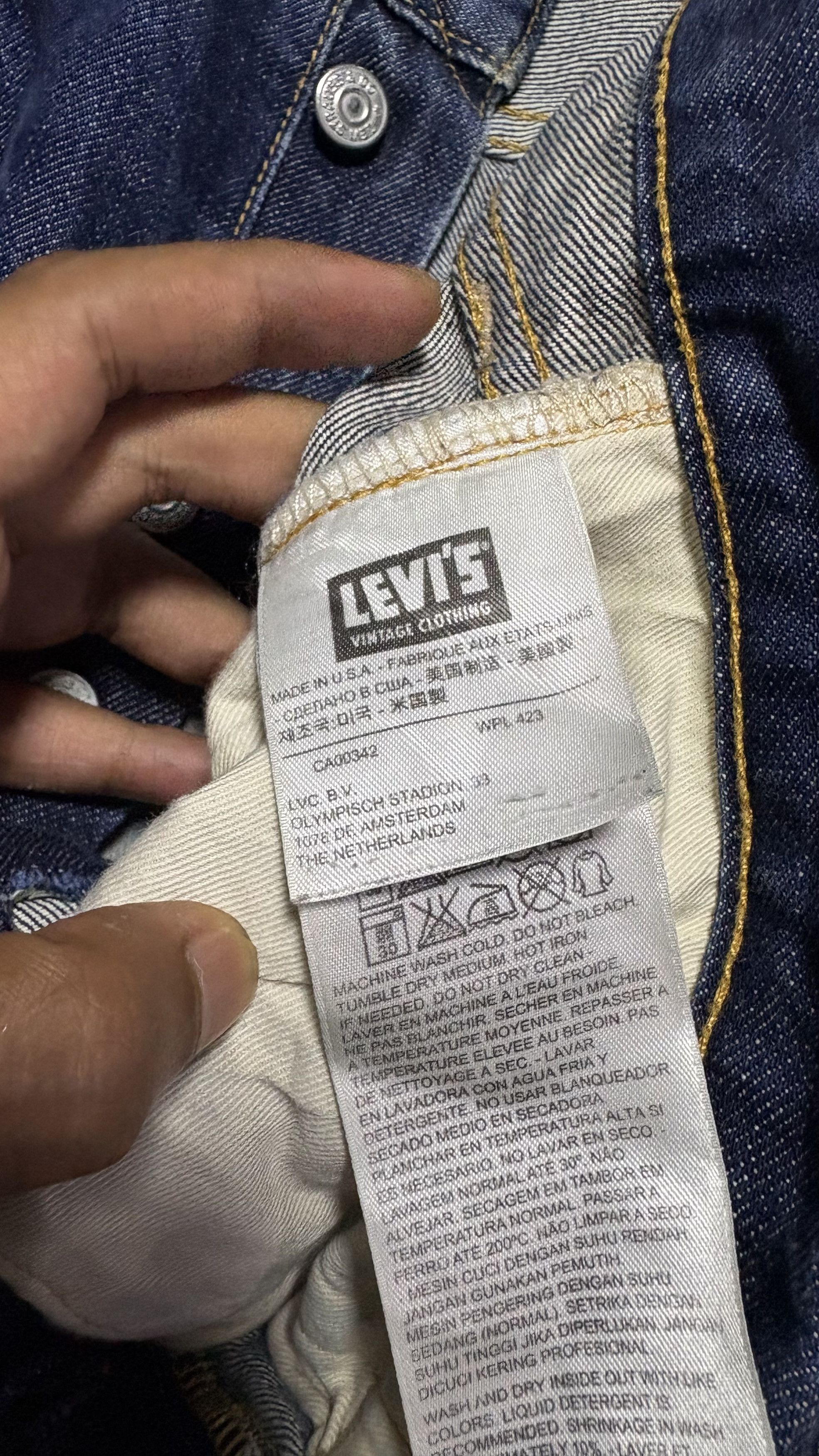 Levi's Vintage Clothing Vintage levis 501xx selvedge denim pants Size US 32 / EU 48 - 17 Thumbnail