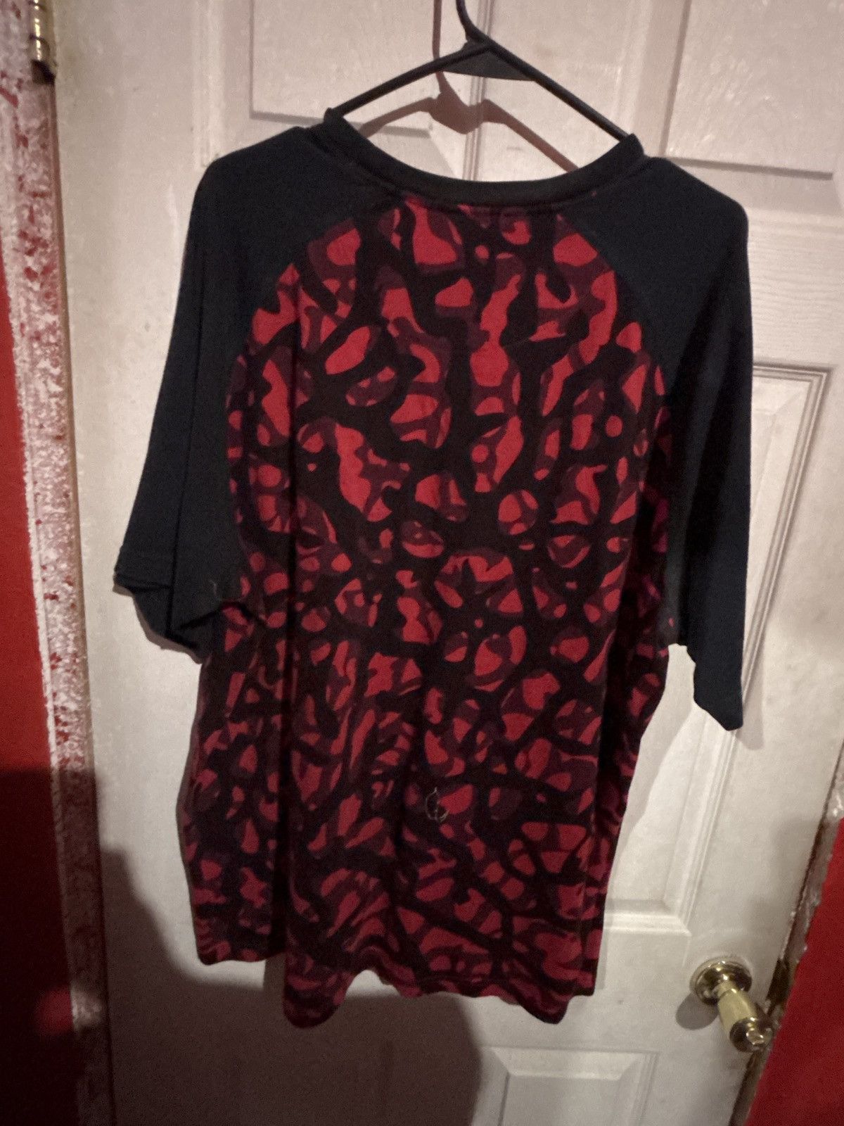 Jordan Brand Red & Black Camo Tee Size US XXL / EU 58 / 5 - 4 Thumbnail
