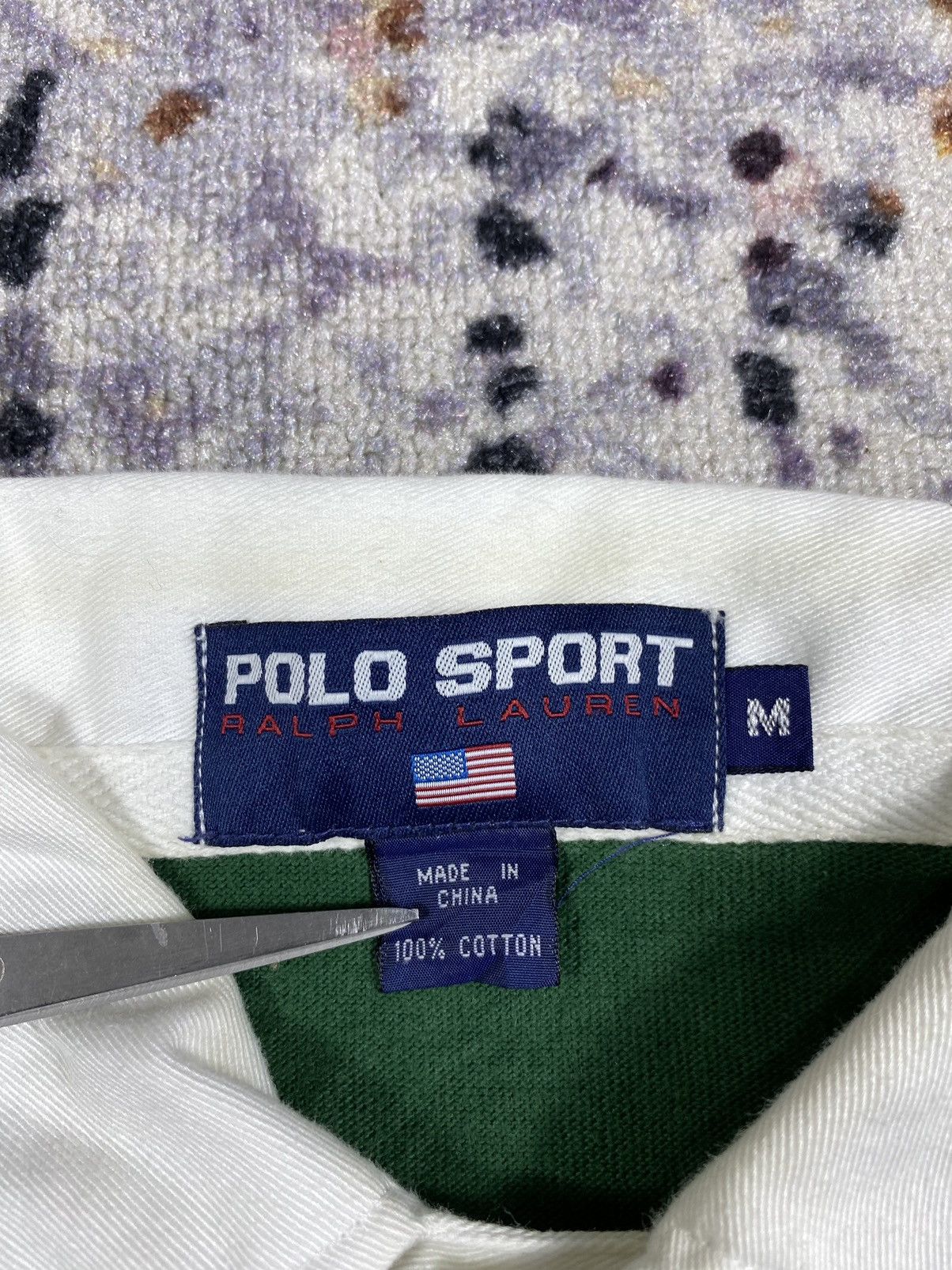 Polo Ralph Lauren Vintage 90’s POLO SPORT USA Rugby Shirt Size US M / EU 48-50 / 2 - 4 Thumbnail