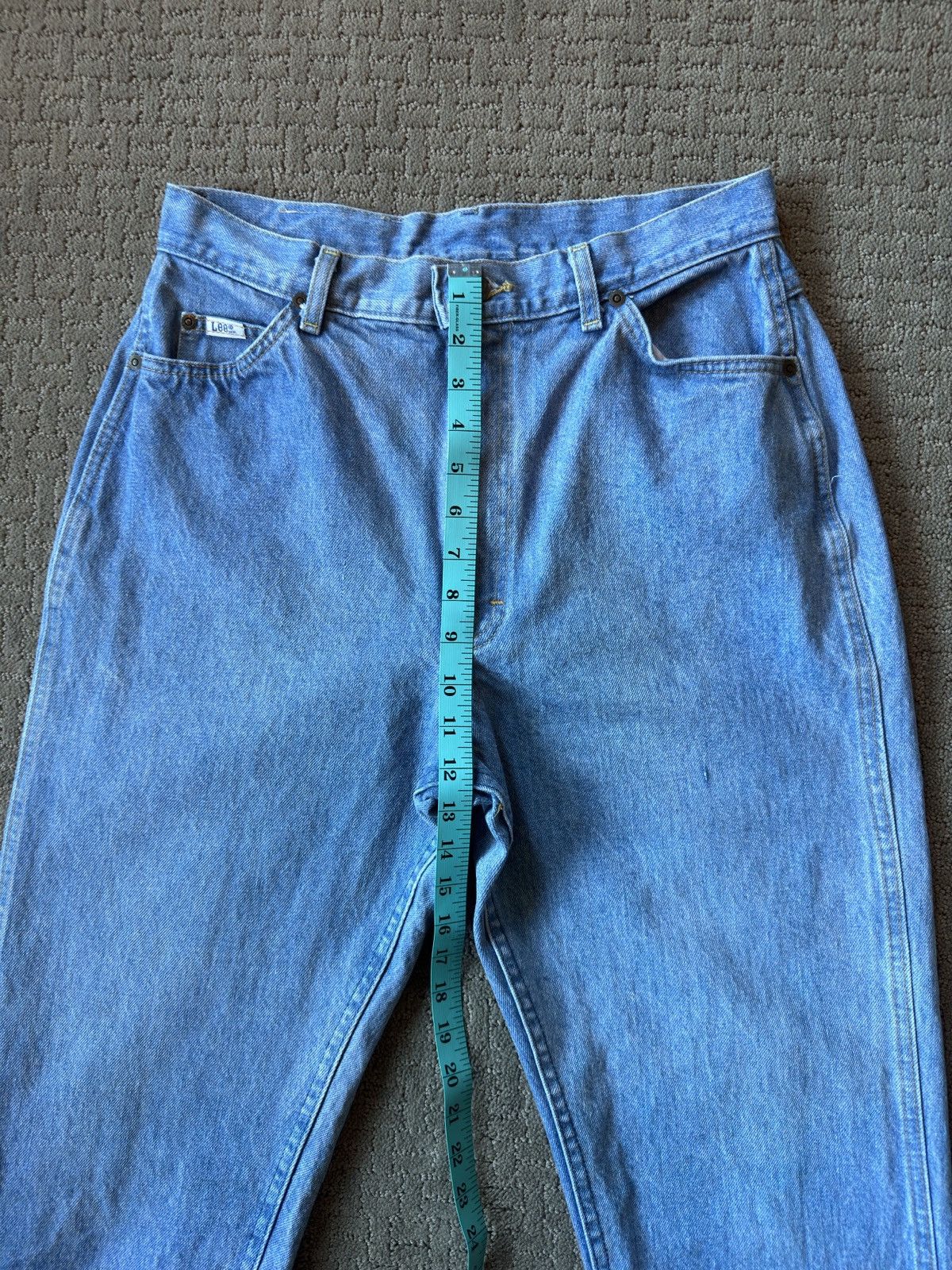 Lee × Vintage Light Wash Rider Jeans Size 31" - 3 Thumbnail
