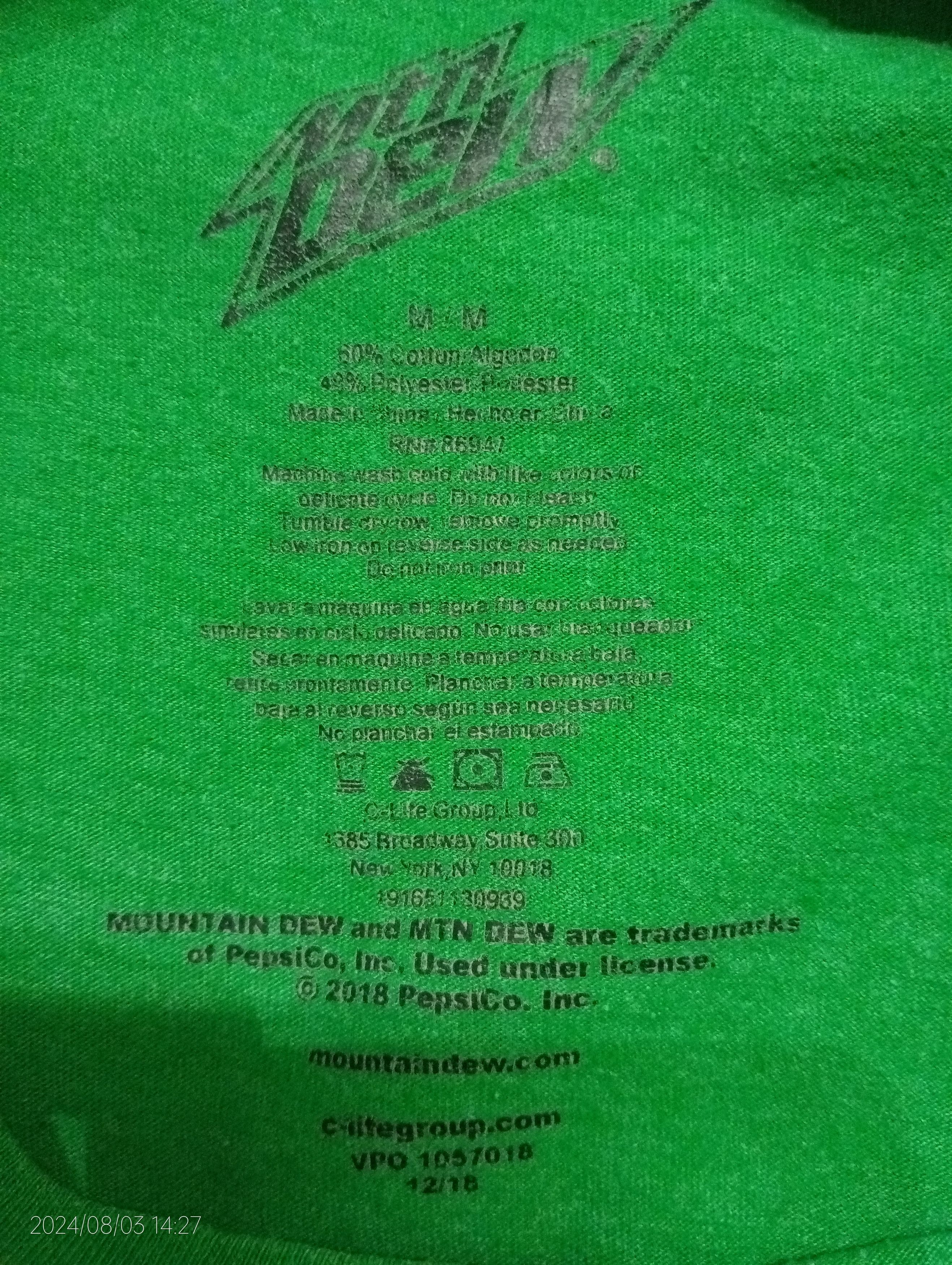 Mountain Dew Mountain Dew All Over Print Graphic Tee Size US M / EU 48-50 / 2 - 2 Thumbnail