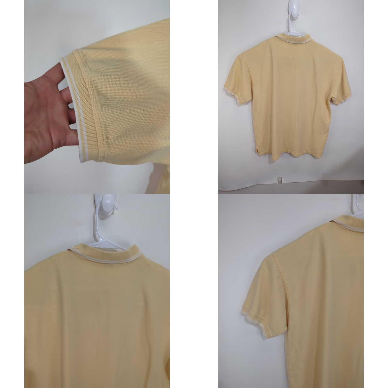 Vintage VINTAGE Warner Bros Polo Shirt XL Yellow Short Sleeve Embroidered Marvin the Martian Logo Golf Shirt Mens Regular XS? Size US XL / EU 56 / 4 - 8 Thumbnail