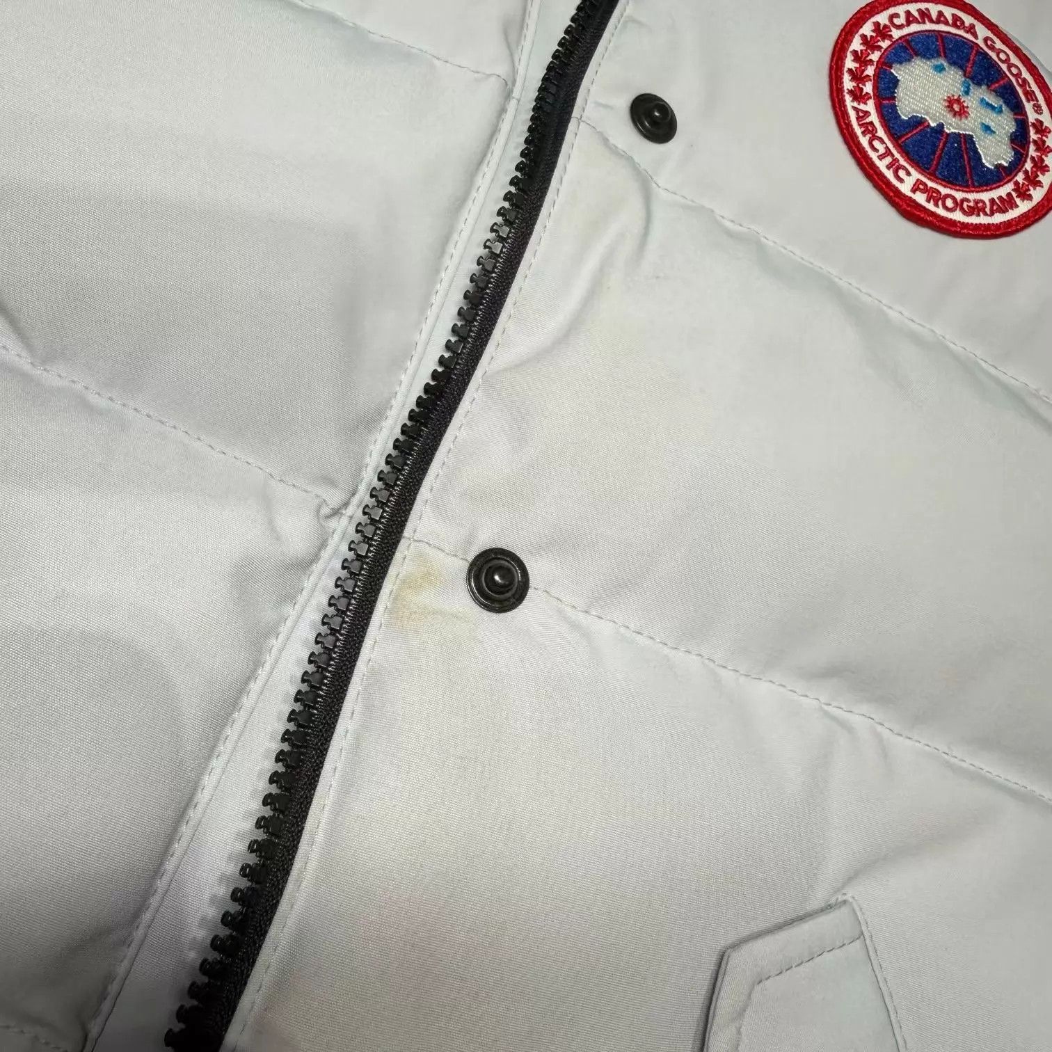 Canada Goose CANADA GOOSE Gray Down Vest 2XS Dry Cleaned New Size XXS / US 00 / IT 34 - 4 Thumbnail