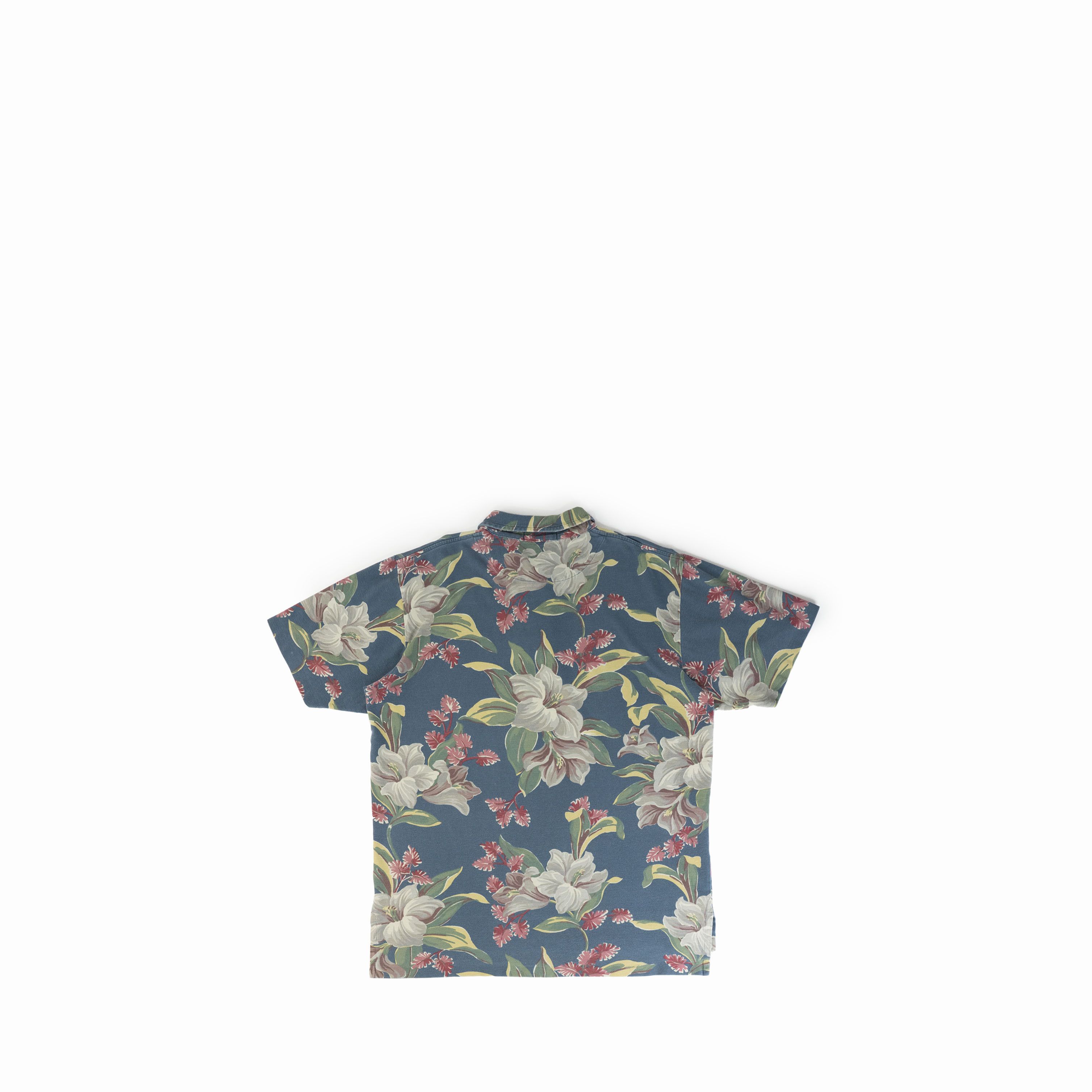 Polo Ralph Lauren Vintage 1990's Polo Ralph Lauren Floral Print Polo Shirt Size US L / EU 52-54 / 3 - 2 Thumbnail