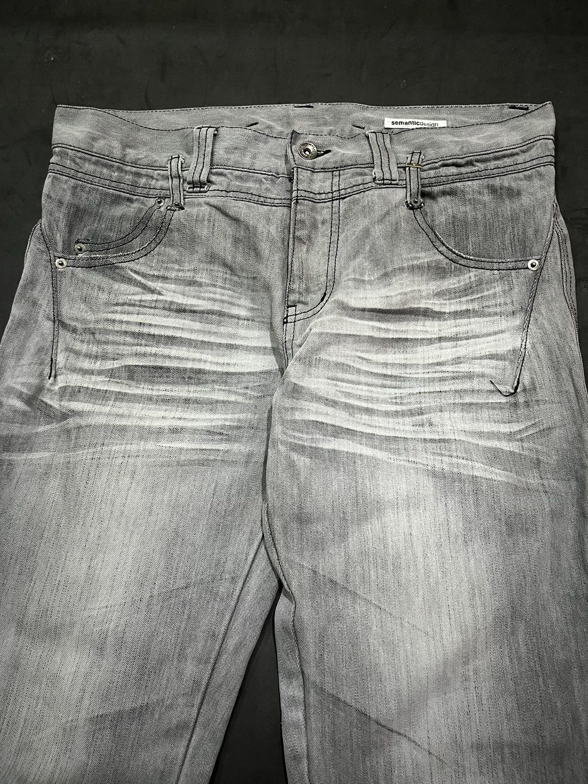 Le Grande Bleu (L.G.B.) 💸BINDINGOFFER💸Semantic design flared denim lgb styled Size US 34 / EU 50 - 4 Thumbnail