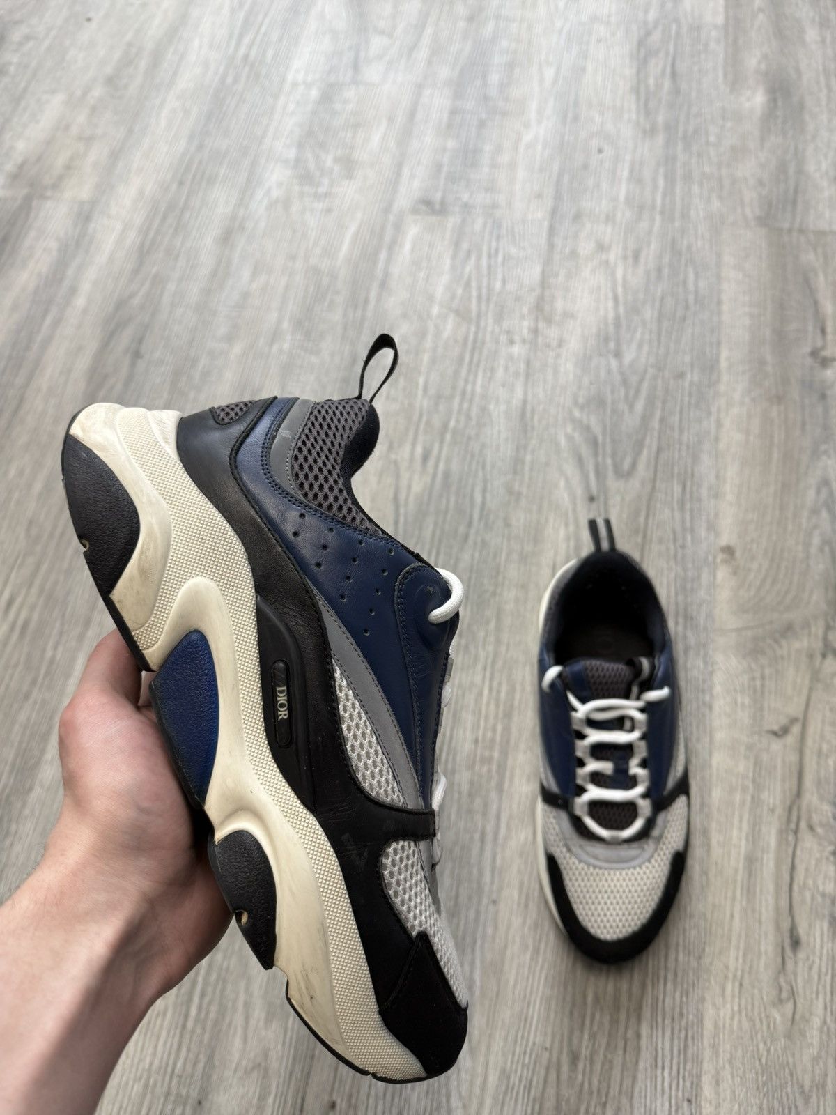 Dior Dior - B22 (Blue/Grey/White) Size US 10 / EU 43 - 1 Thumbnail