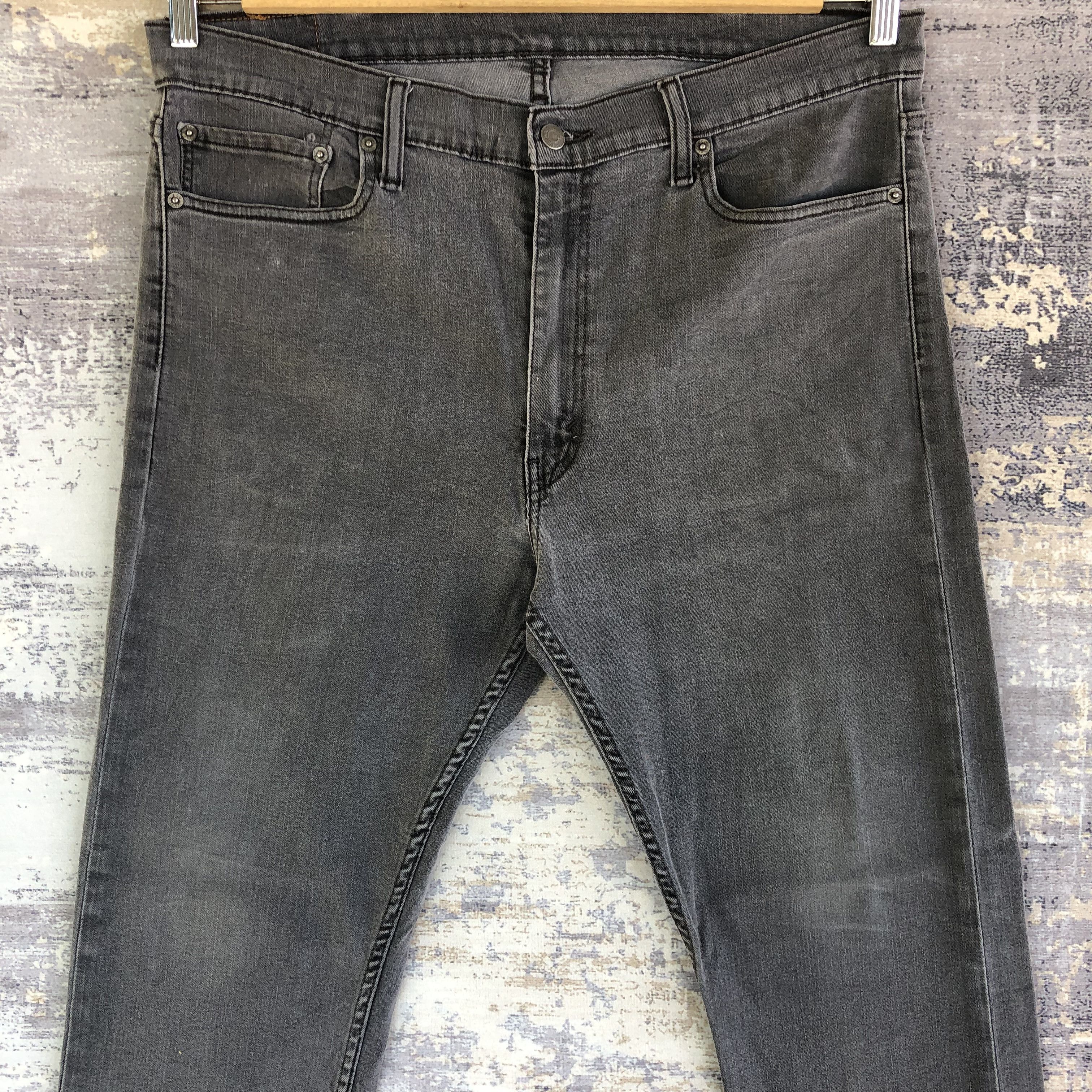 Levi's Vintage Y2K Levis 511 Ash Gray Jeans Levis Super Black Denim Size US 30 / EU 46 - 3 Thumbnail