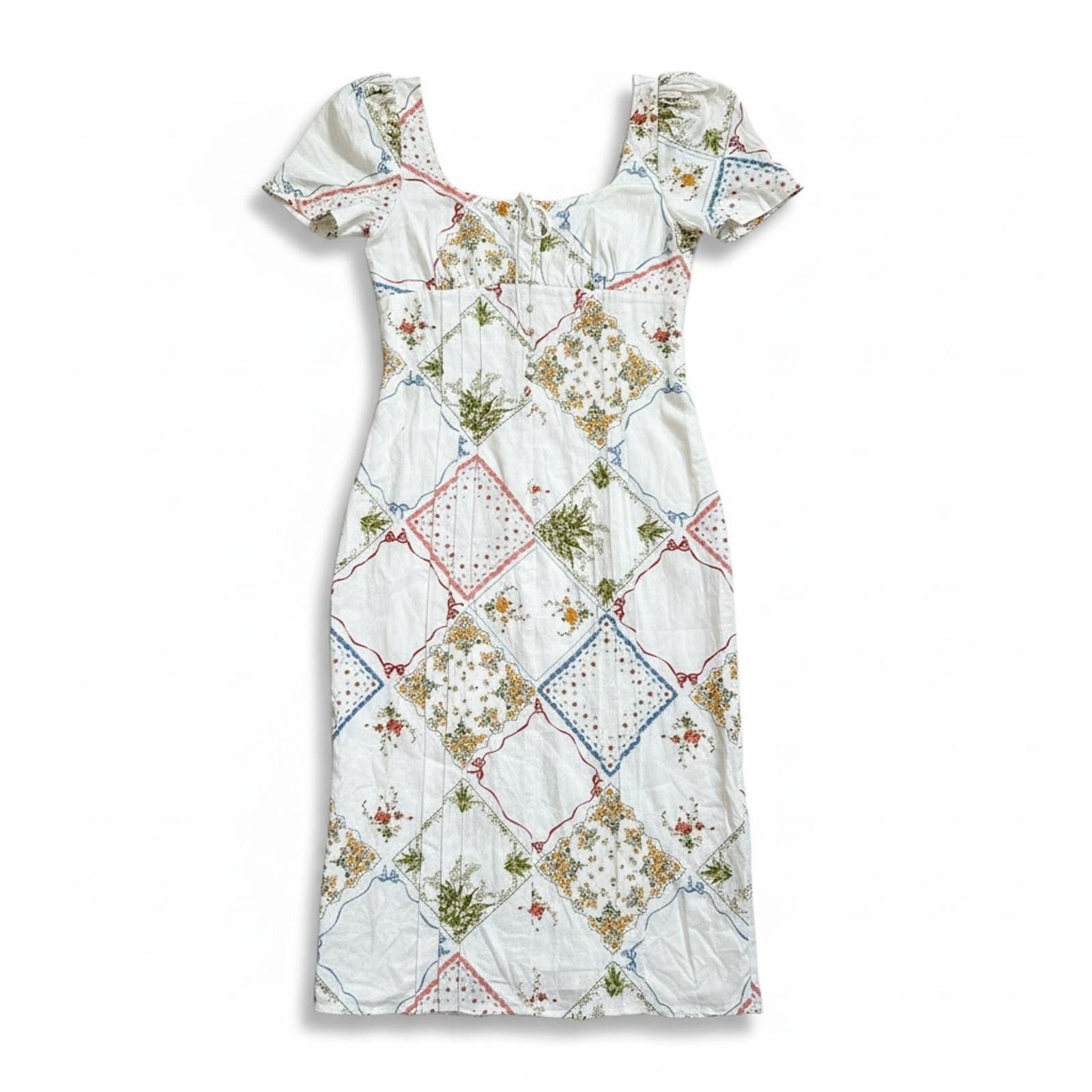 Other Reformation Pierce Linen Dress Sz 8 Midi 100% Linen $228 Size M / US 6-8 / IT 42-44 - 1 Thumbnail