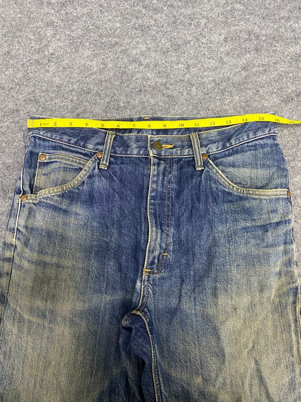 If Six Was Nine 💥Best Offer💥Vintage 90s Lee Riders Distressed Denim Size US 32 / EU 48 - 4 Thumbnail