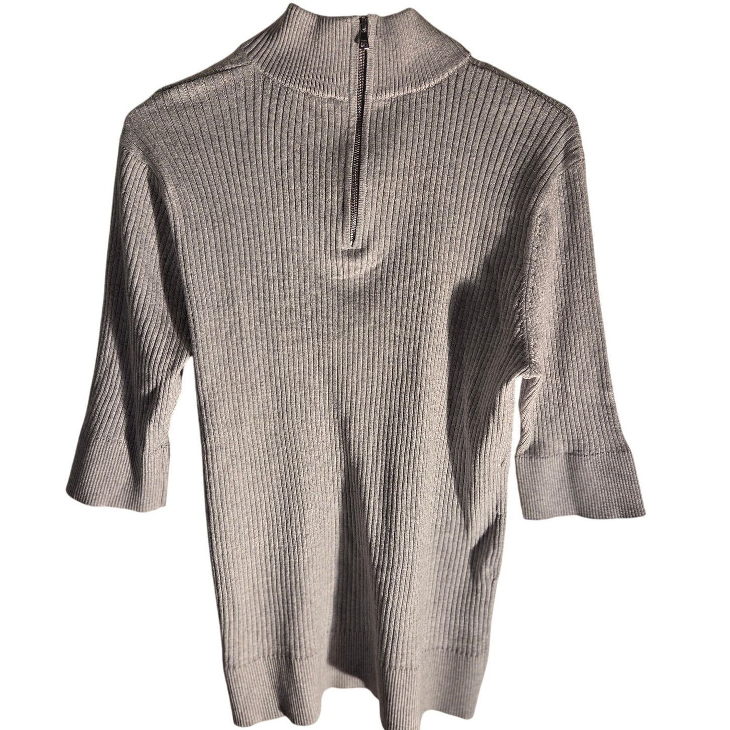 DKNY DKNY Grey Ribbed sweater vintage - XL - NEW with tags Size XL / US 12-14 / IT 48-50 - 1 Thumbnail