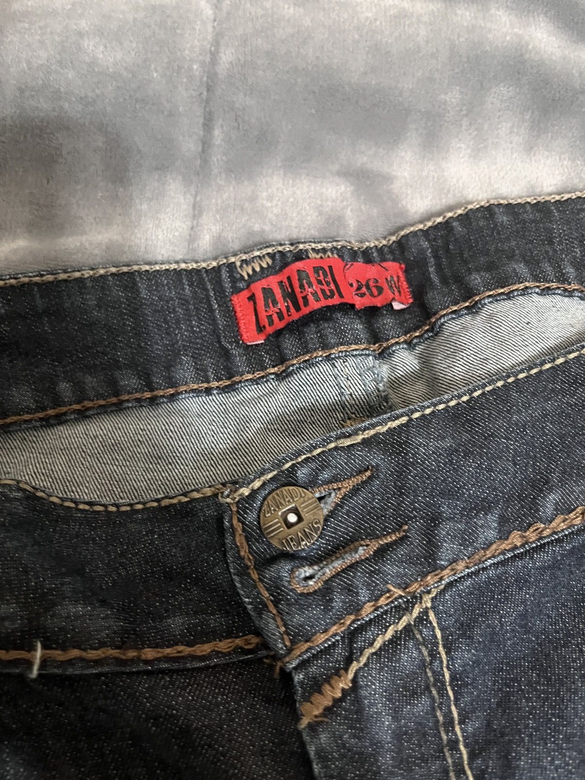 Japanese Brand × Vintage Y2K Vintage Japanese style ZanaDi denim jeans Size 26" / US 2 / IT 38 - 3 Thumbnail