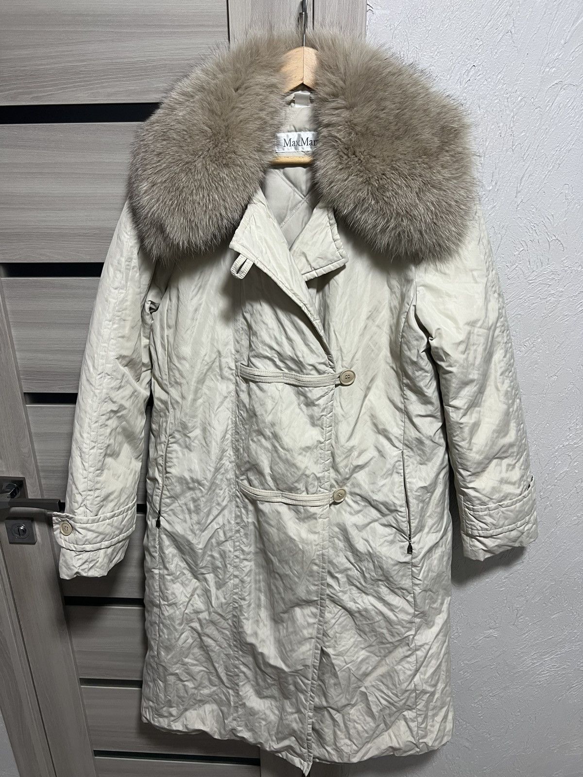 Max Mara Max Mara Vintage Coat 42/500 Very Rare Fox Fur Goose Down Size M / US 6-8 / IT 42-44 - 5 Thumbnail