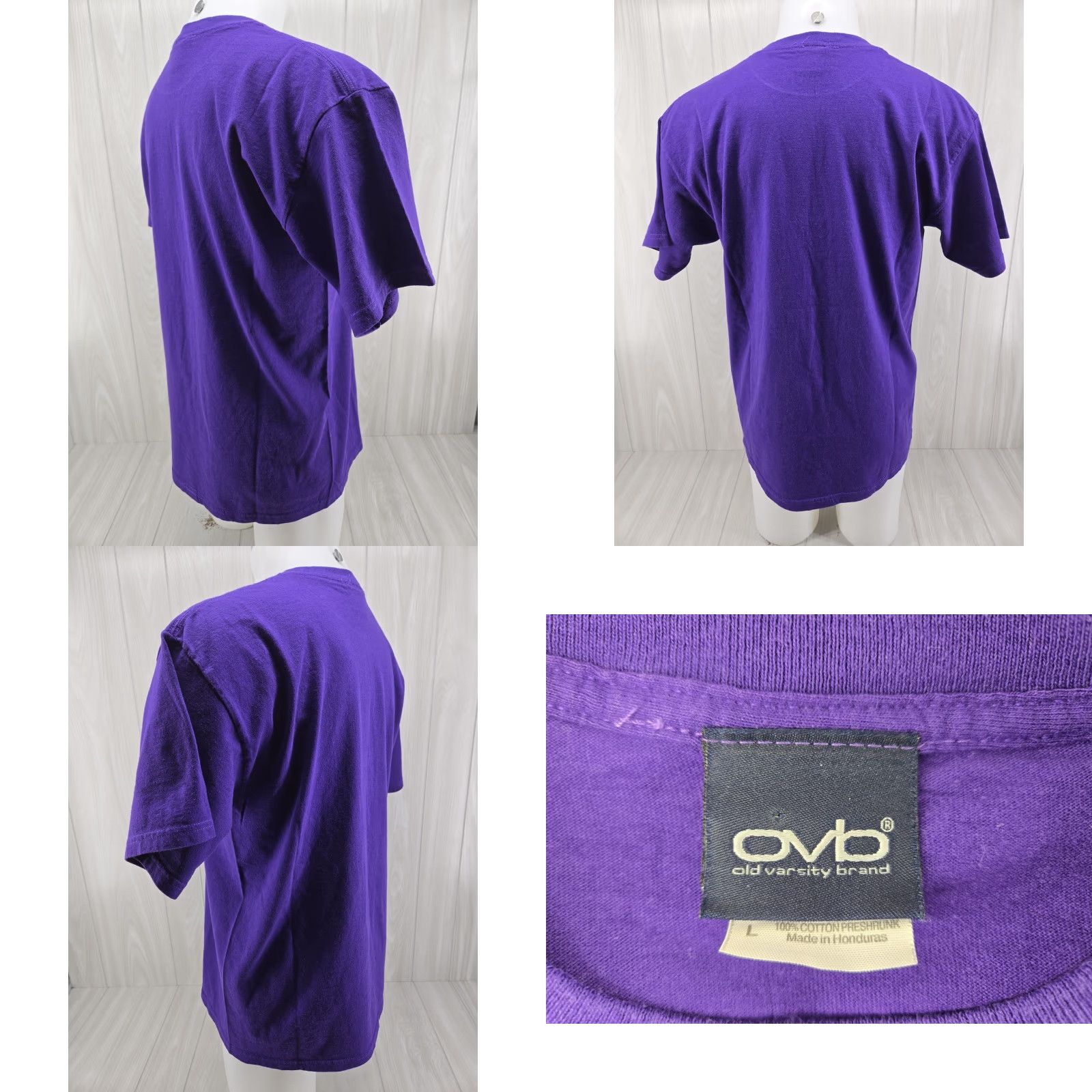 Vintage VINTAGE UNA University of North Alabama T-Shirt Adults L Purple OVB Size US L / EU 52-54 / 3 - 8 Thumbnail