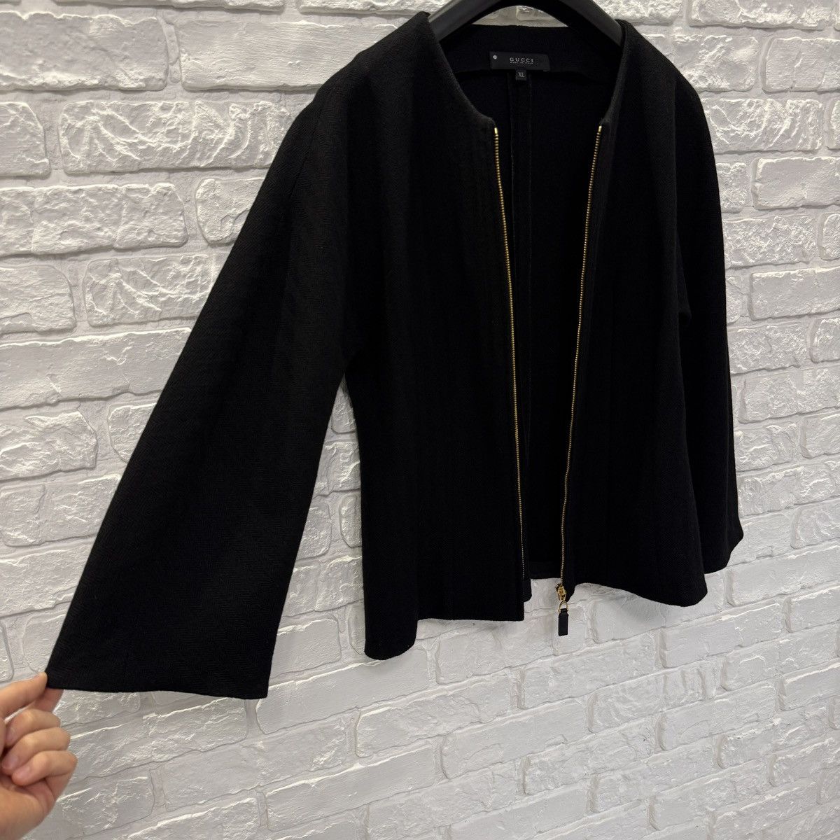 Gucci Rare Women’s Bomber Jacket Gucci 100 % Lana Wool XL Size XL / US 12-14 / IT 48-50 - 5 Thumbnail