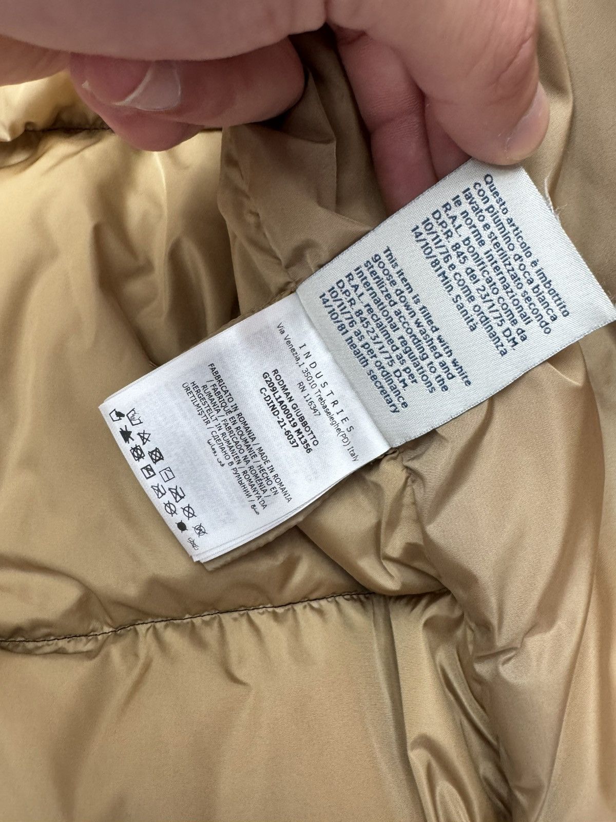 Moncler × Palm Angels Moncler palm angels puffer jacket Size US M / EU 48-50 / 2 - 8 Thumbnail
