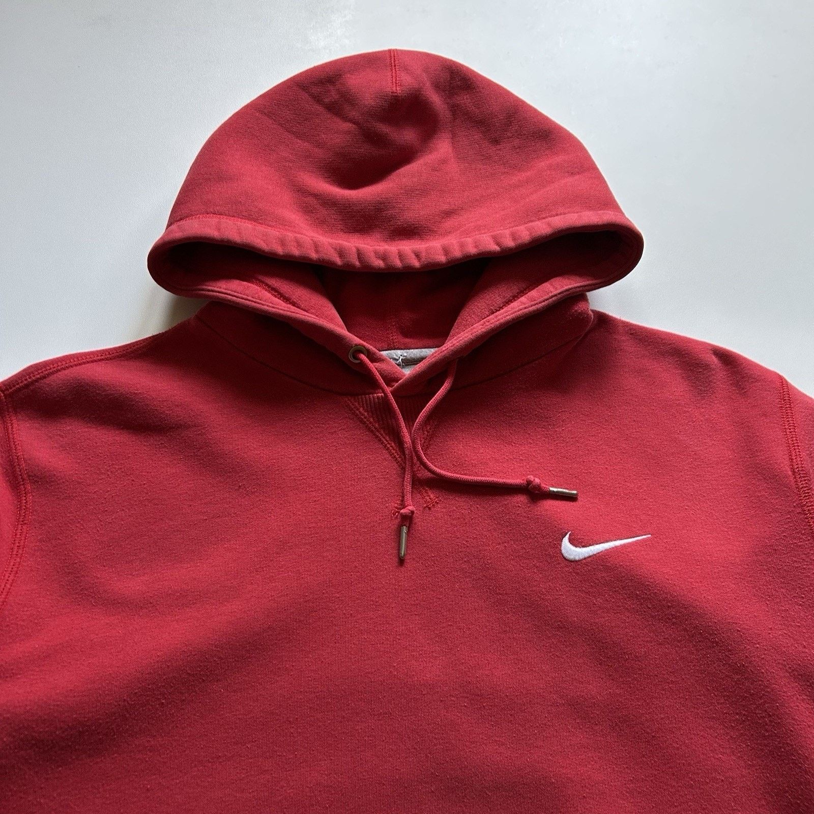 Nike Nike Sportswear Swoosh Vintage Y2K Hoodie Sweatshirt XL Red Size US XL / EU 56 / 4 - 2 Thumbnail